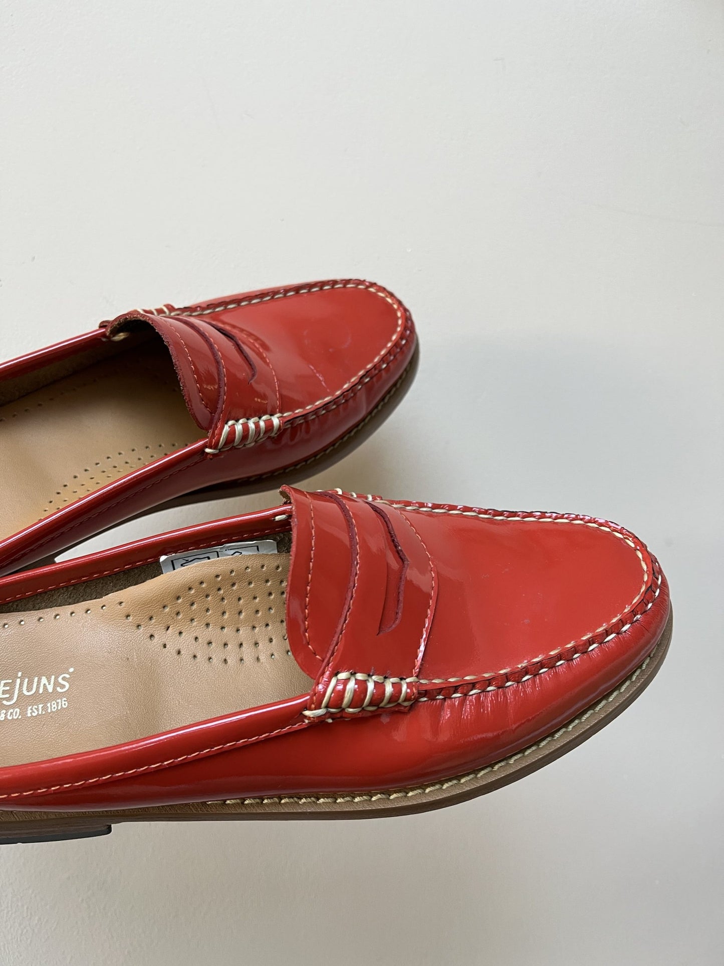 Weejuns red loafers size UK5