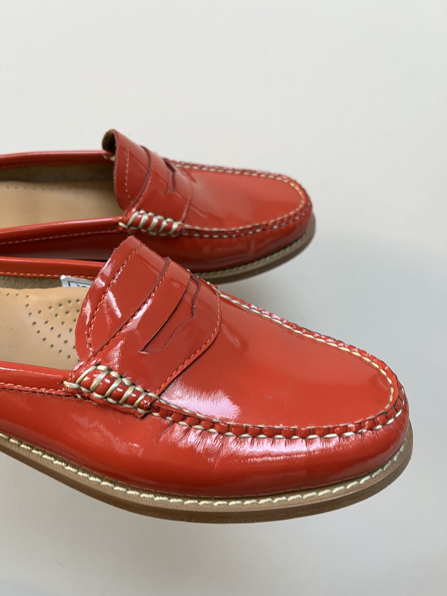 Weejuns red loafers size UK5
