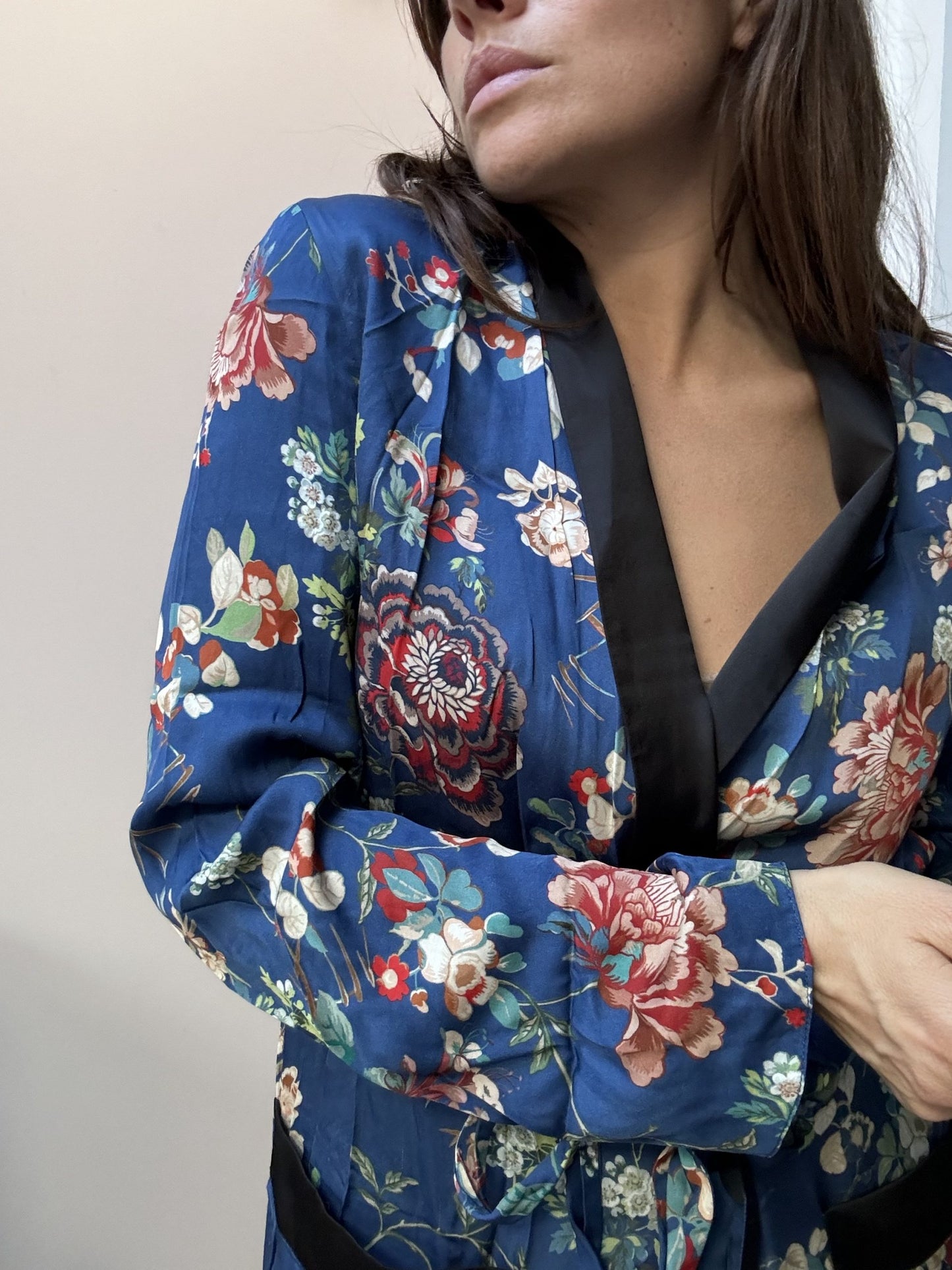 Long blue robe size Small