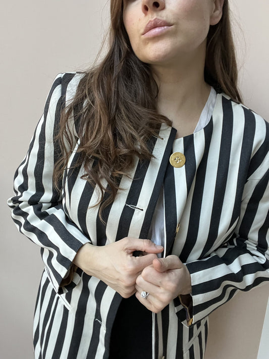 Vintage striped blazer size 12