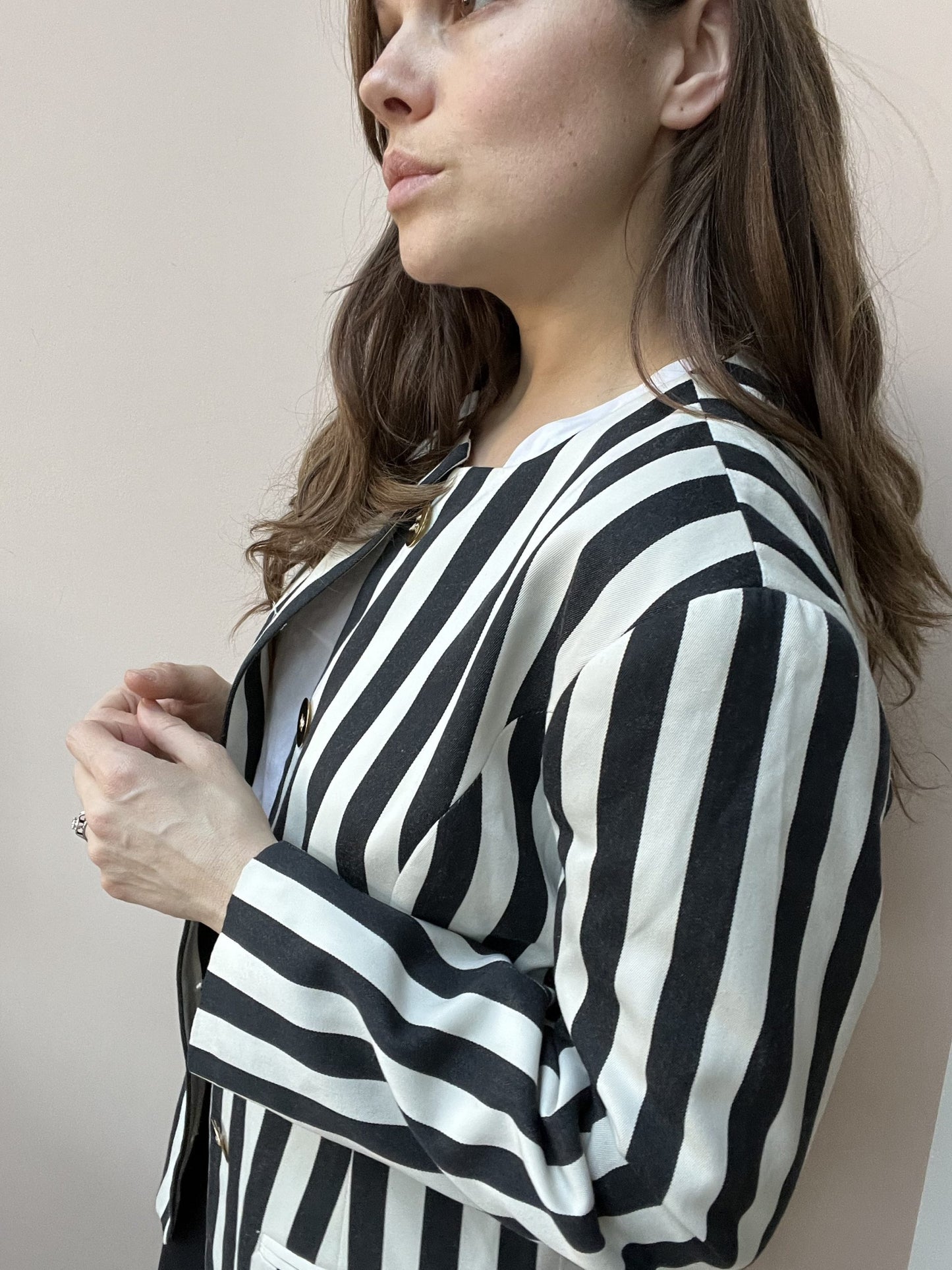 Vintage striped blazer size 12