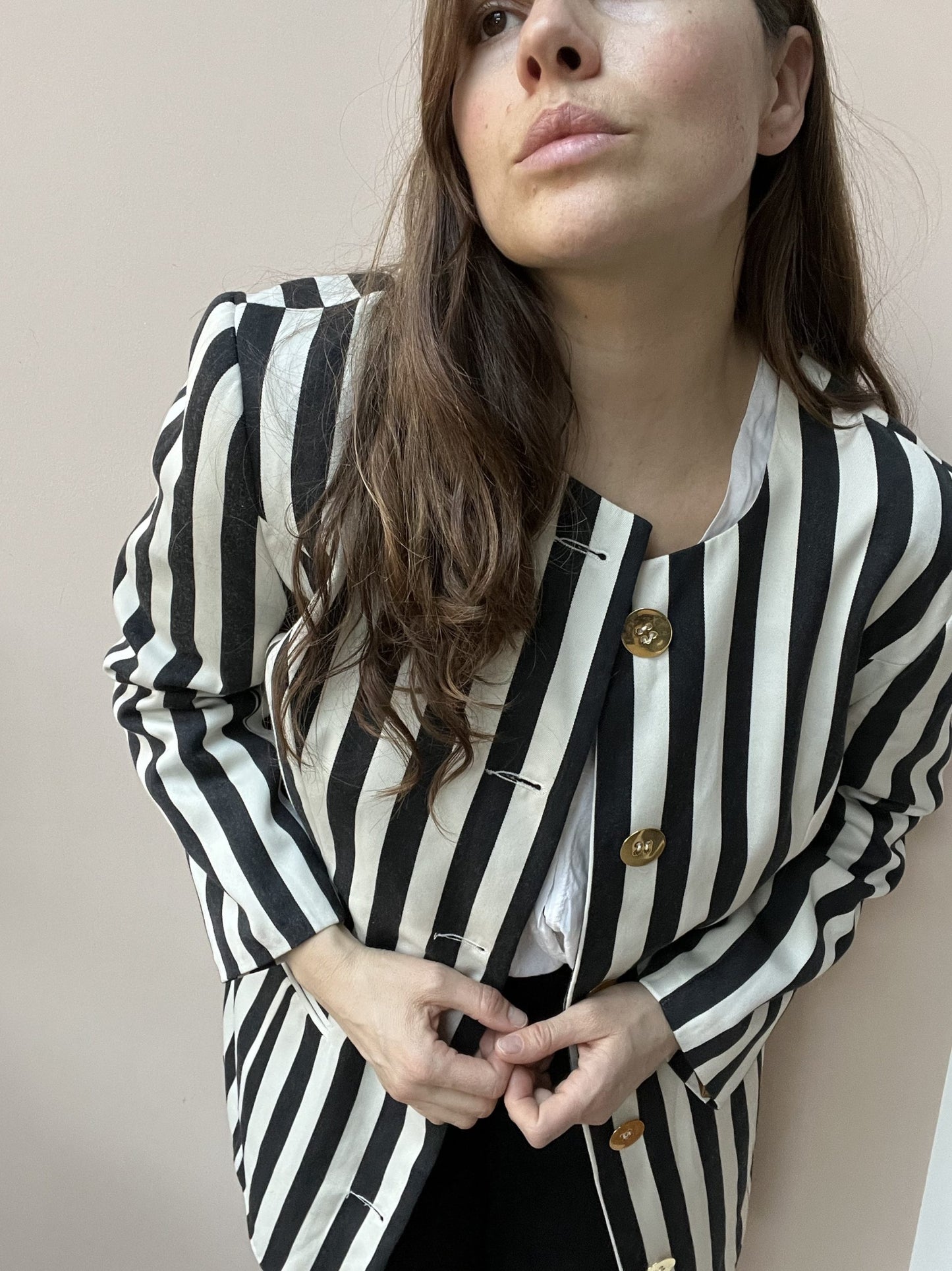 Vintage striped blazer size 12