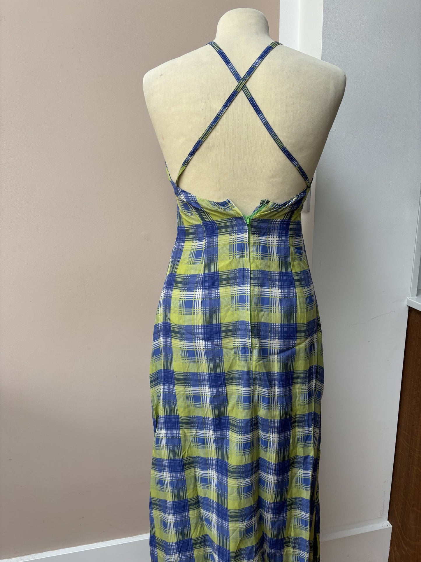 Vintage cross back dress size 8/10