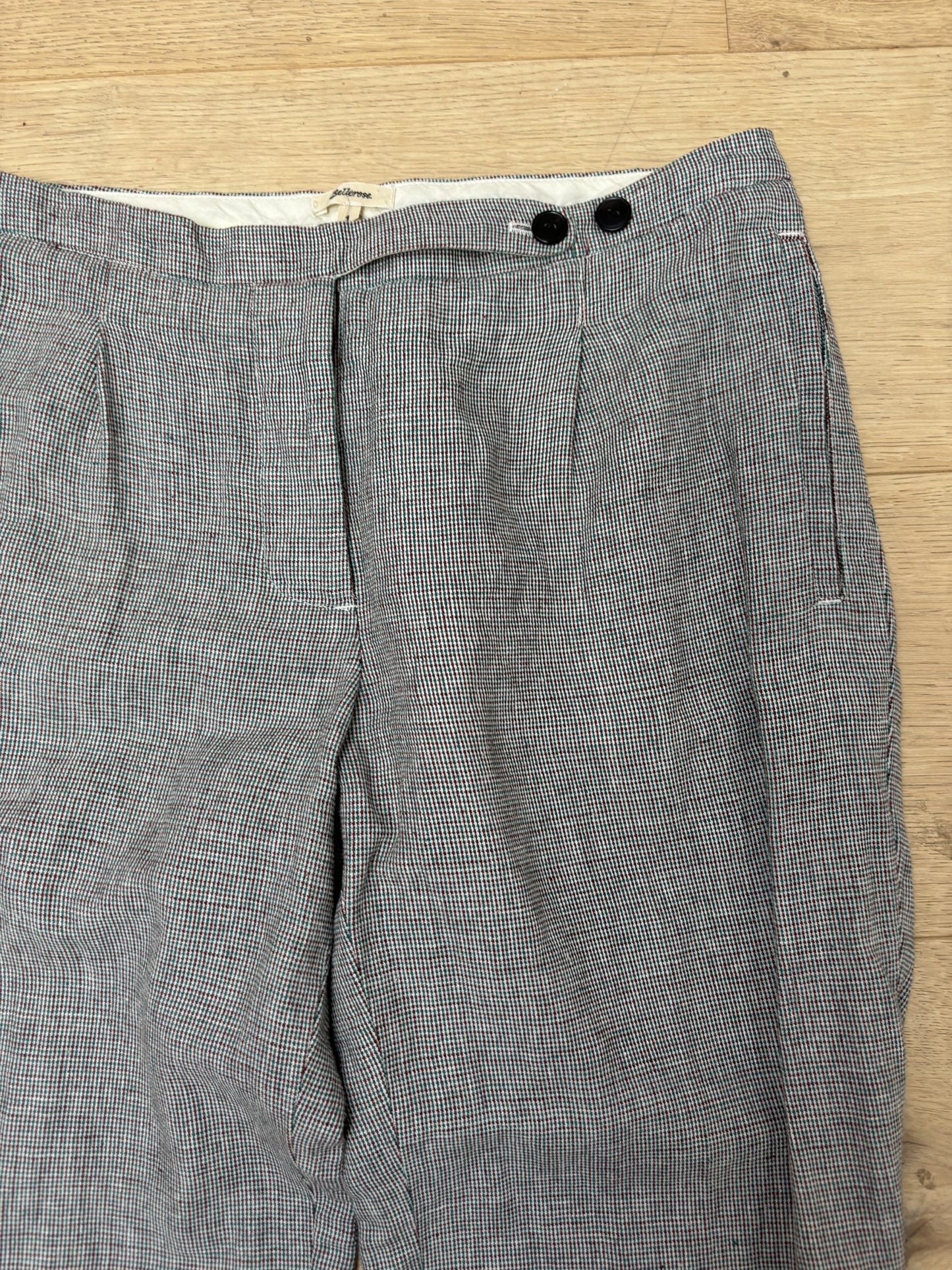 Bellerose cotton linen mix trousers size 8