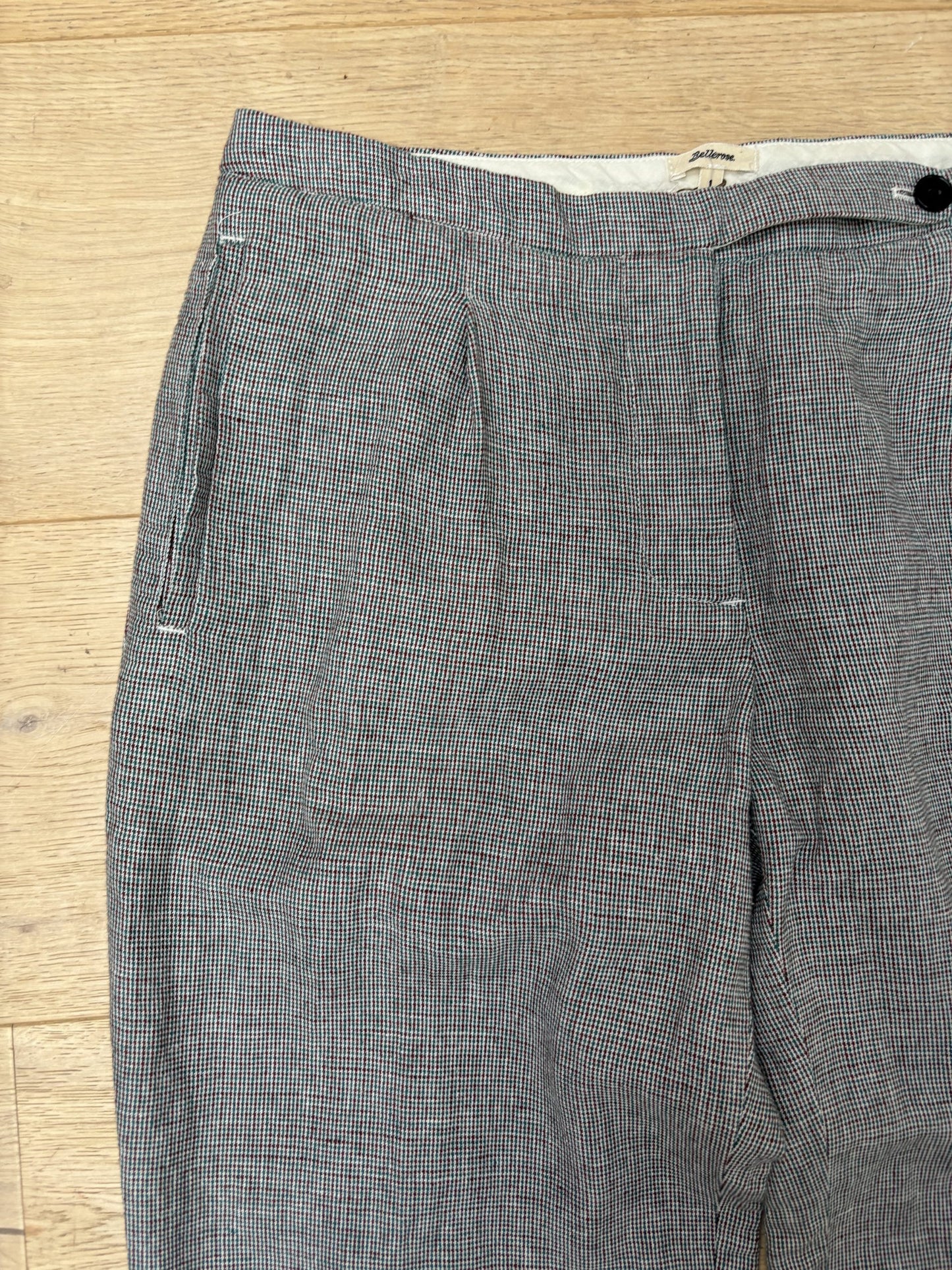 Bellerose cotton linen mix trousers size 8