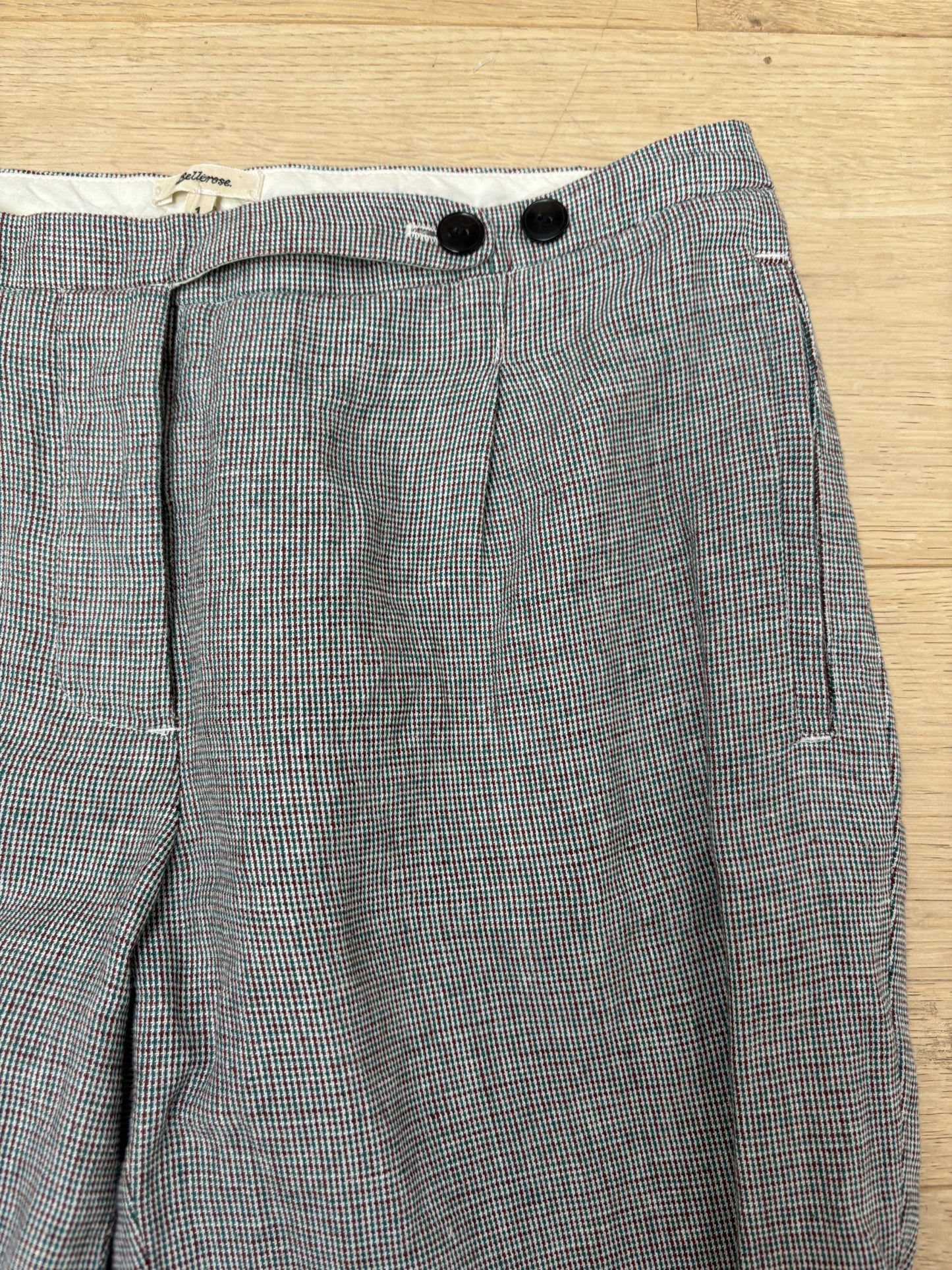 Bellerose cotton linen mix trousers size 8