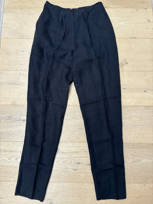 Vintage Laura Ashley linen trousers size 8/10