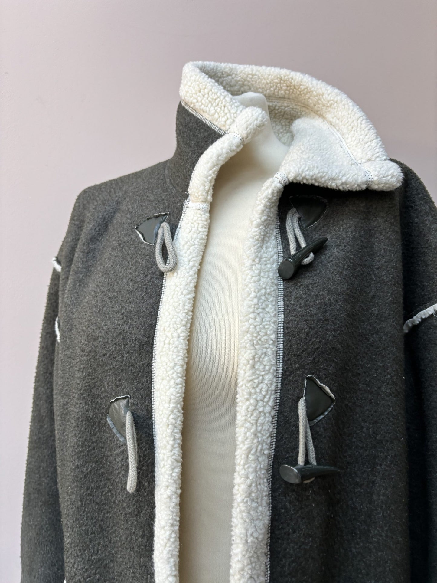 Vintage fleece coat size Small/Medium