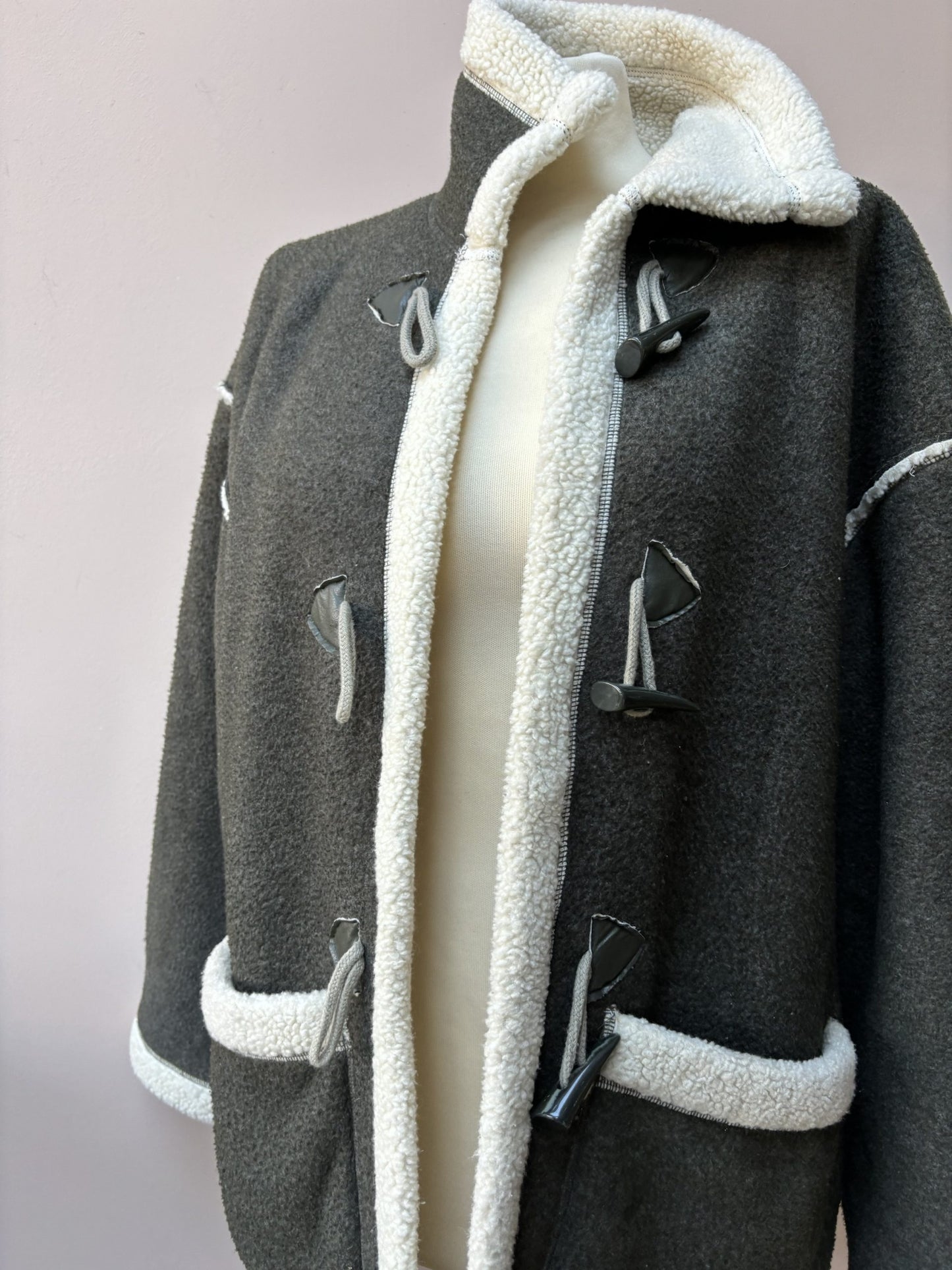 Vintage fleece coat size Small/Medium