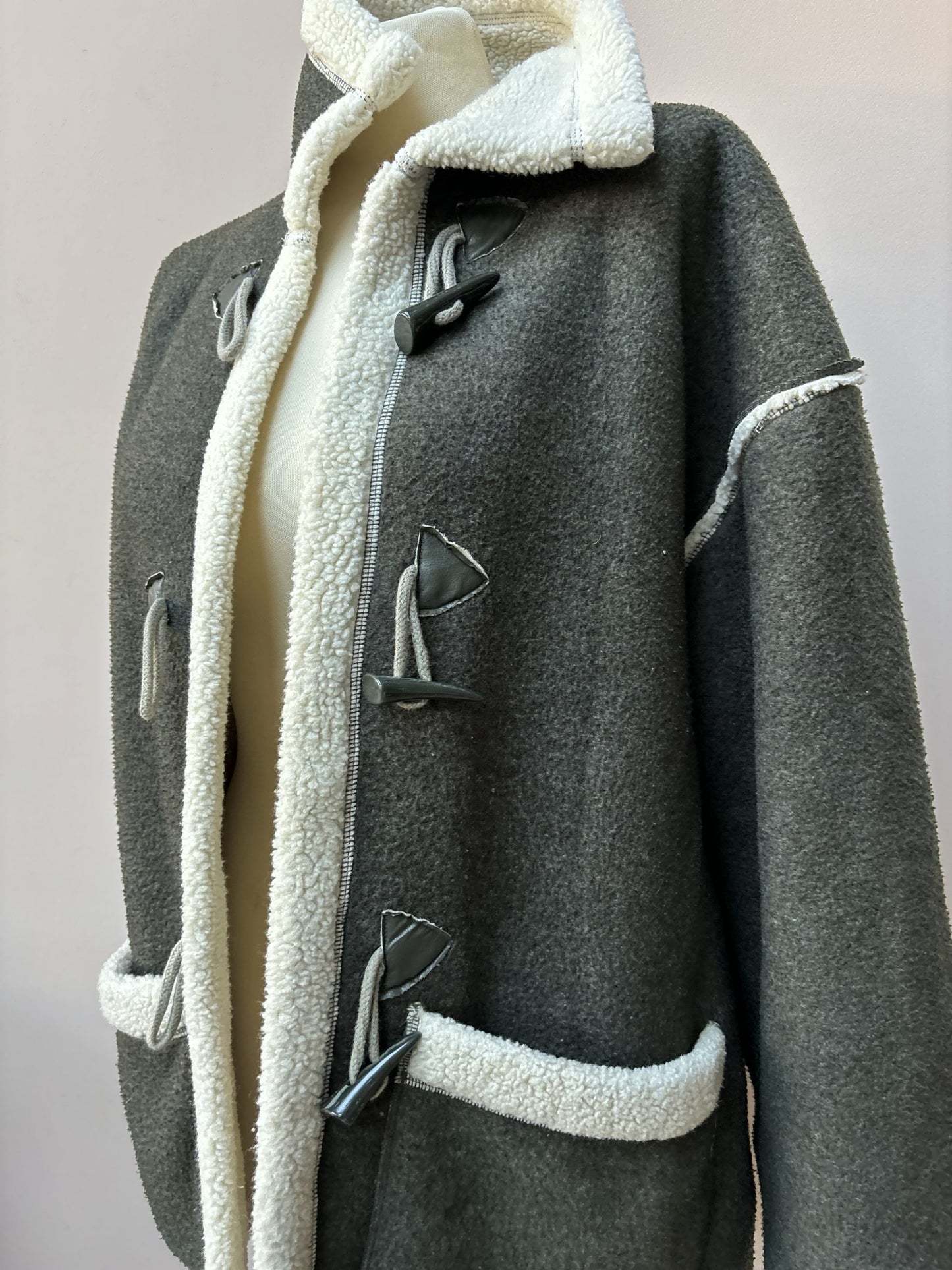 Vintage fleece coat size Small/Medium