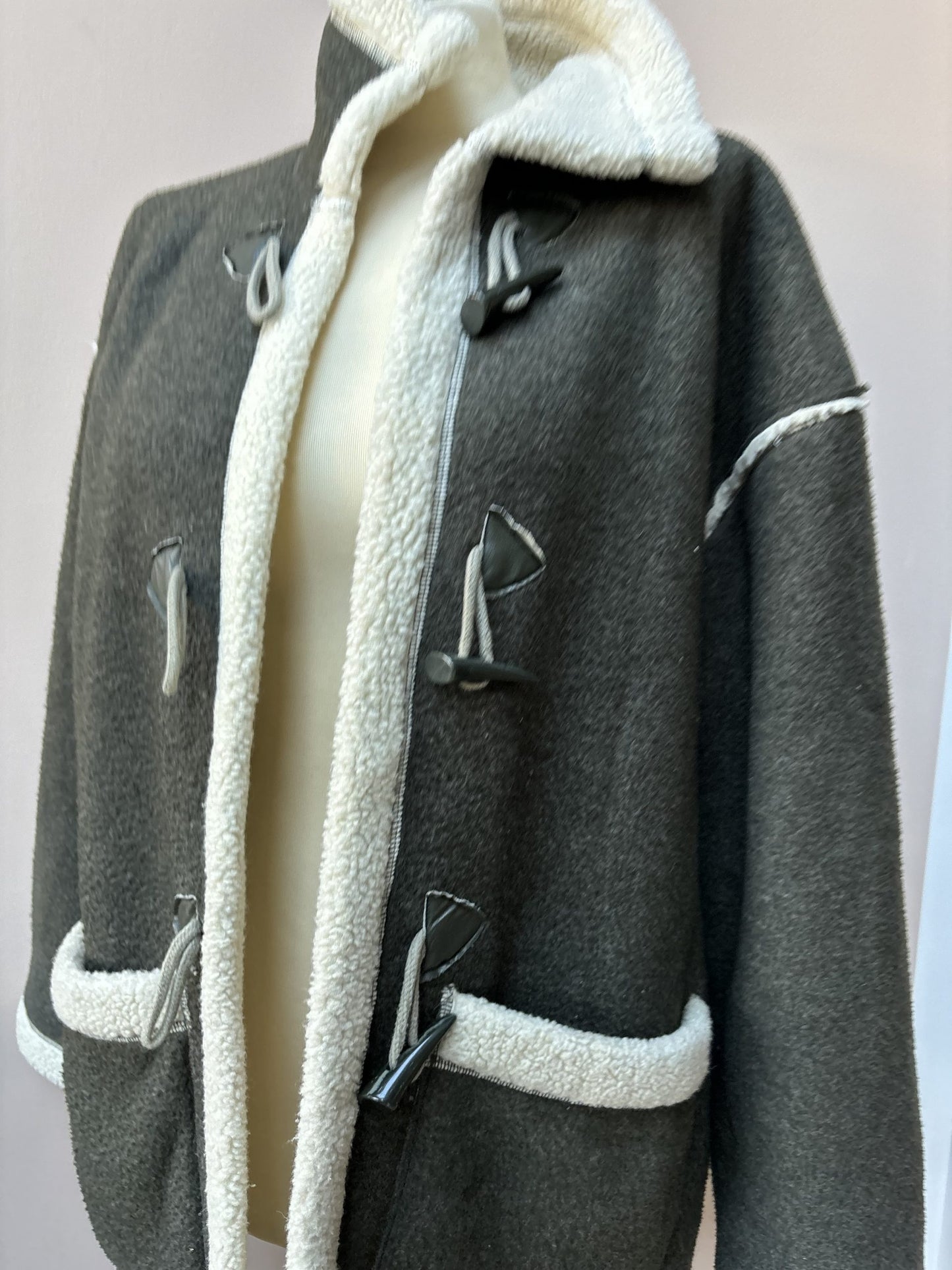 Vintage fleece coat size Small/Medium