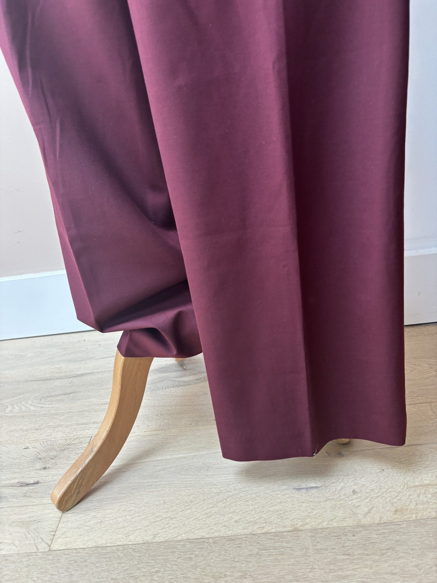 Burgundy tailored trousers size 12