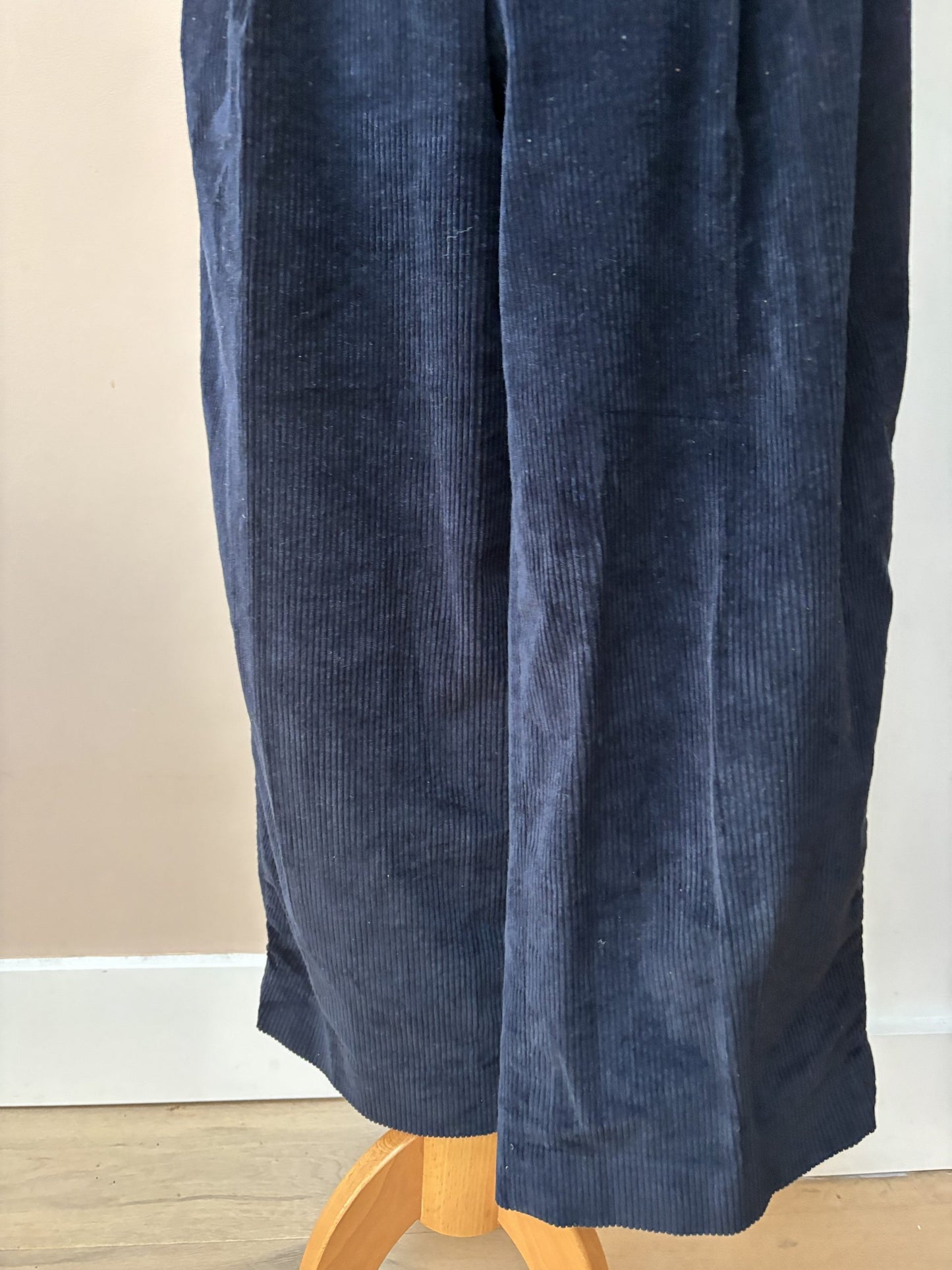 COS navy cord trousers size 10