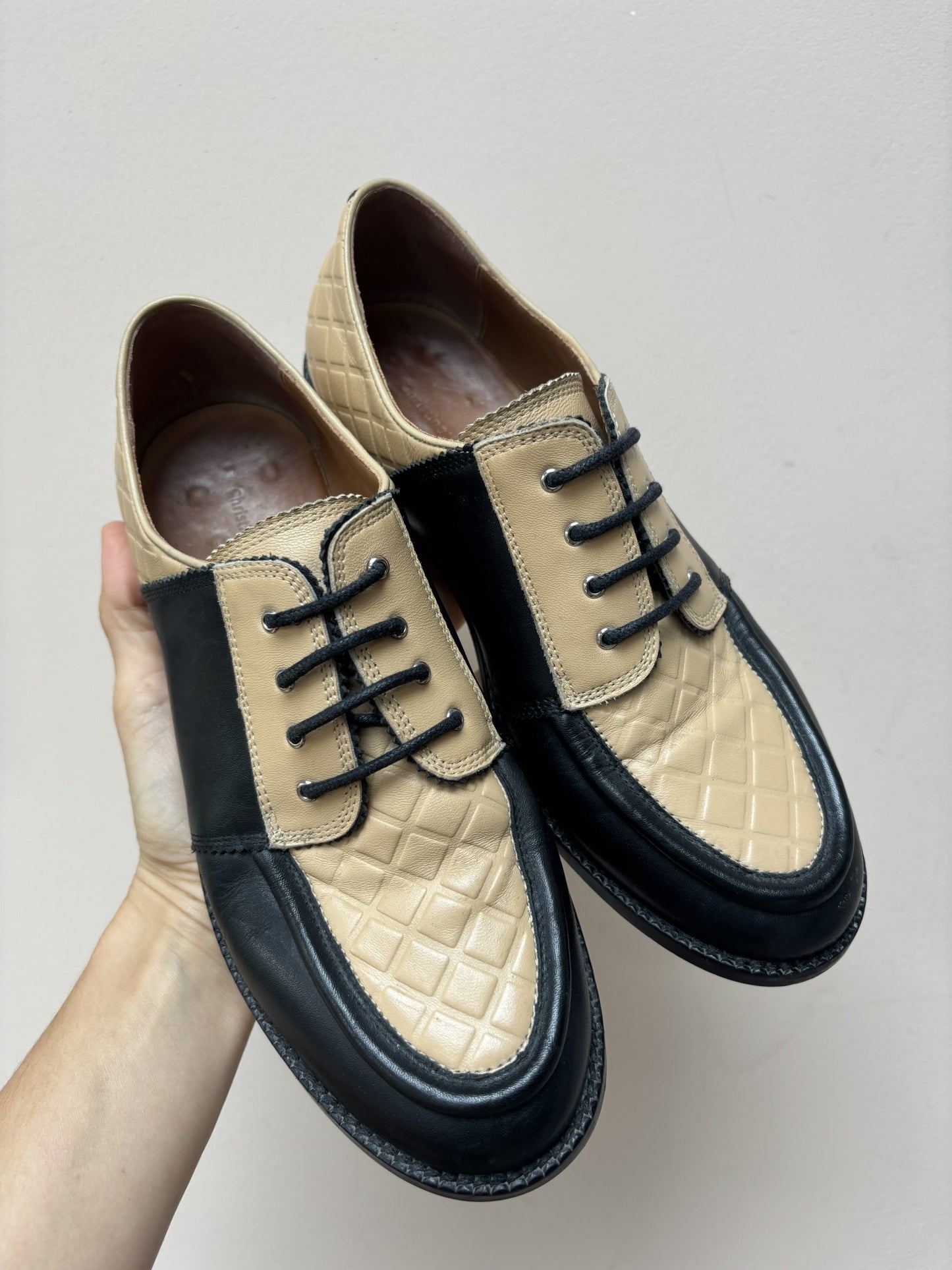 Leather loafers UK5
