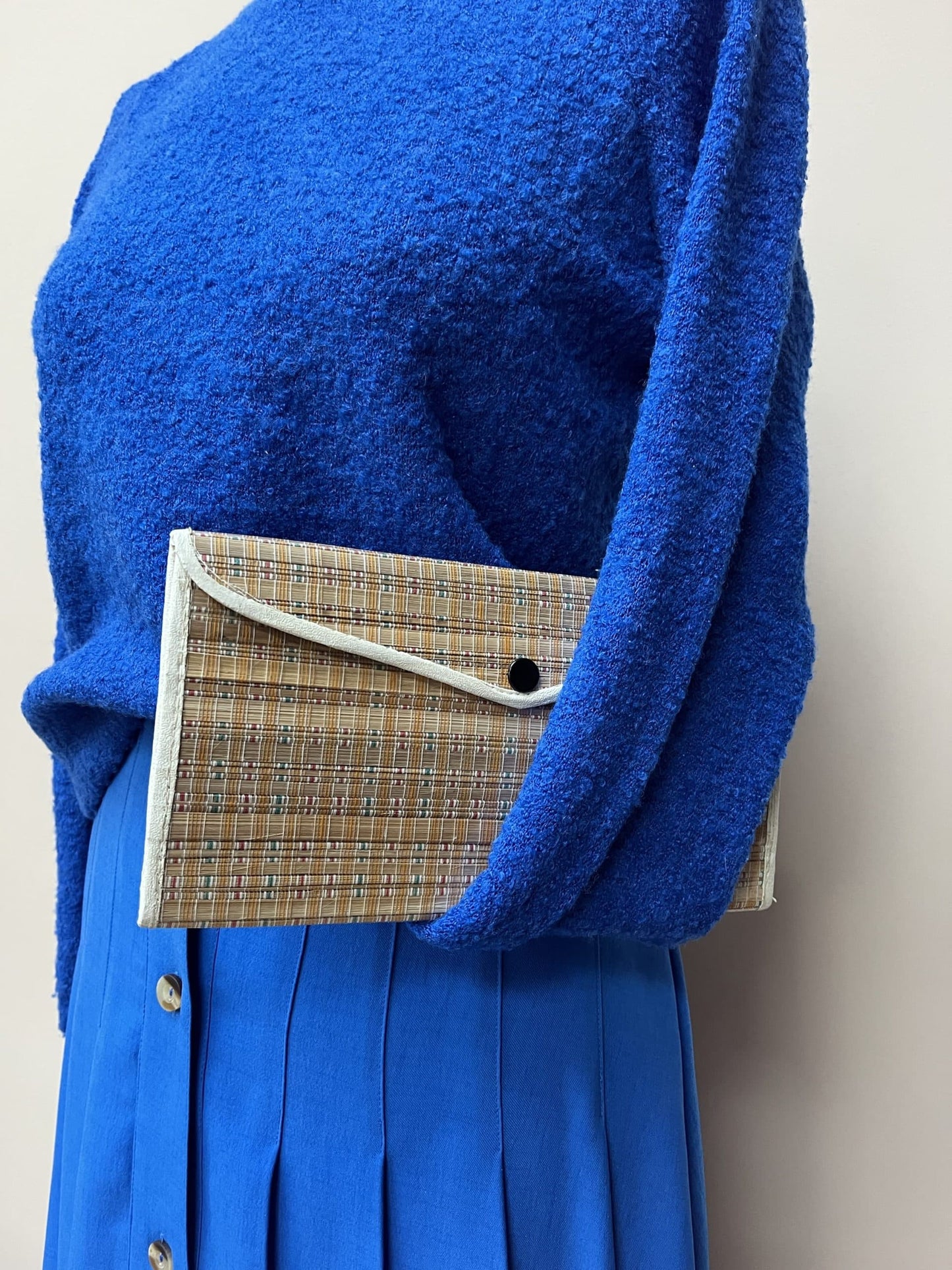 Vintage envelope clutch and purse duo