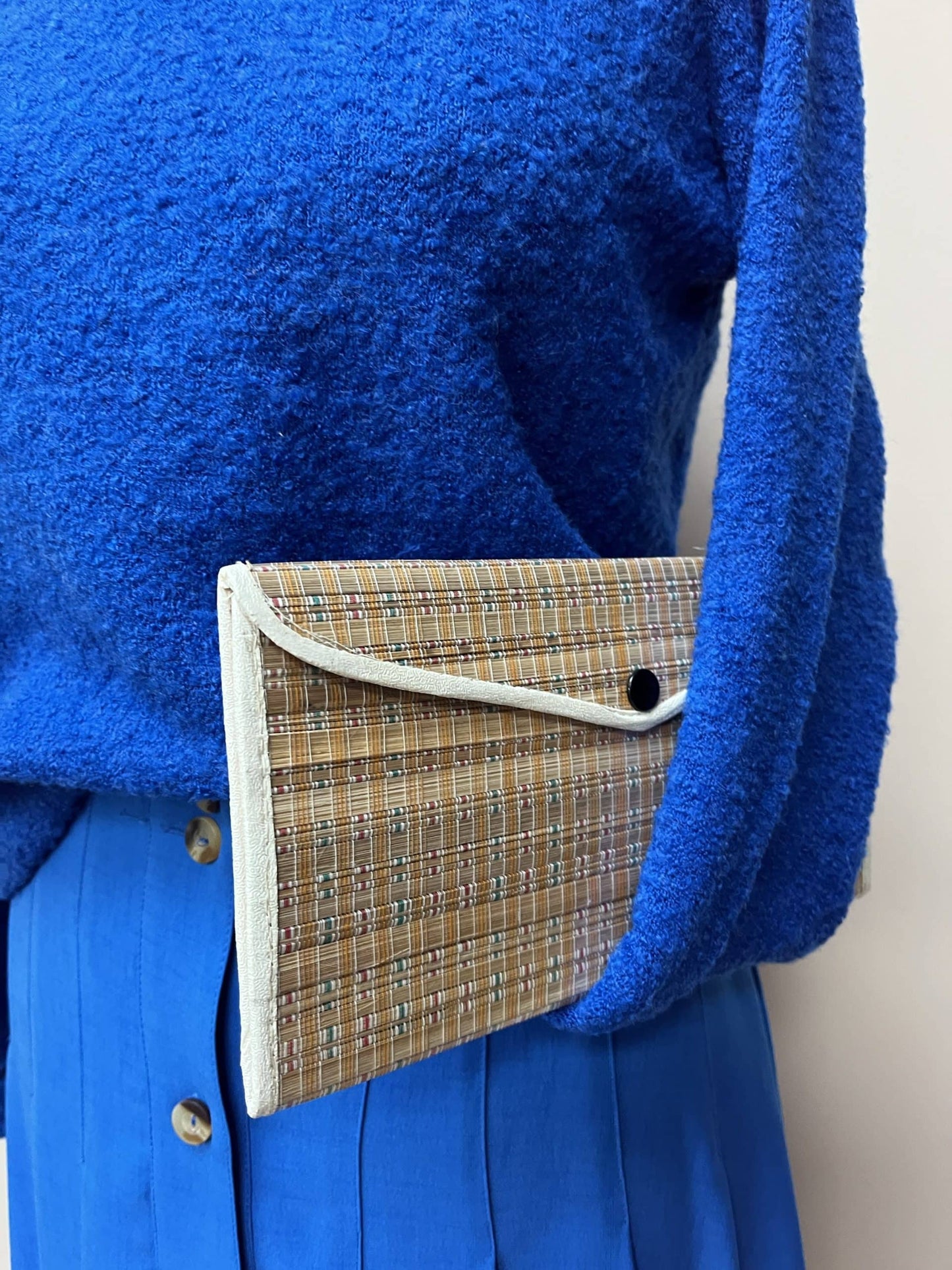 Vintage envelope clutch and purse duo