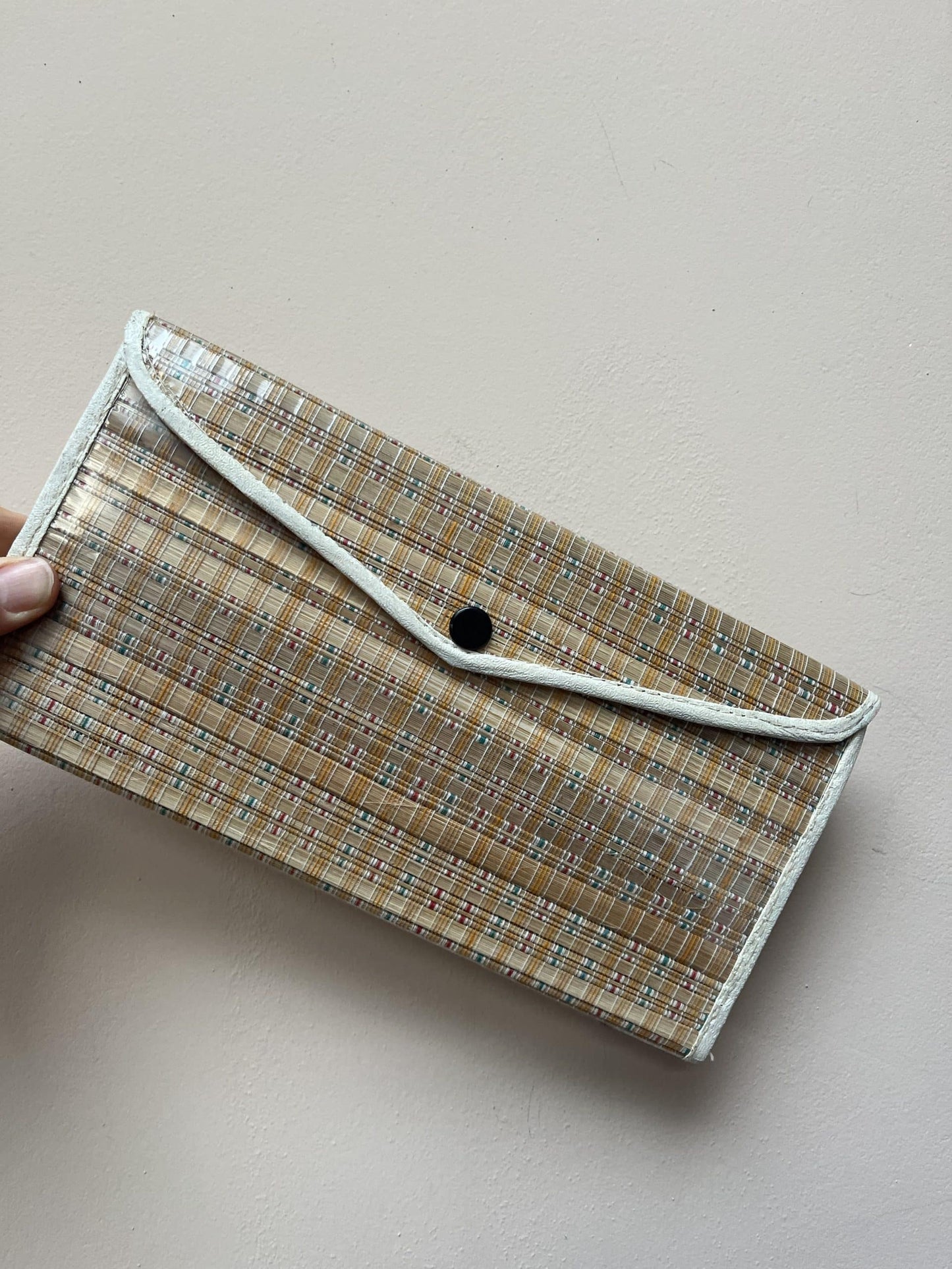 Vintage envelope clutch and purse duo