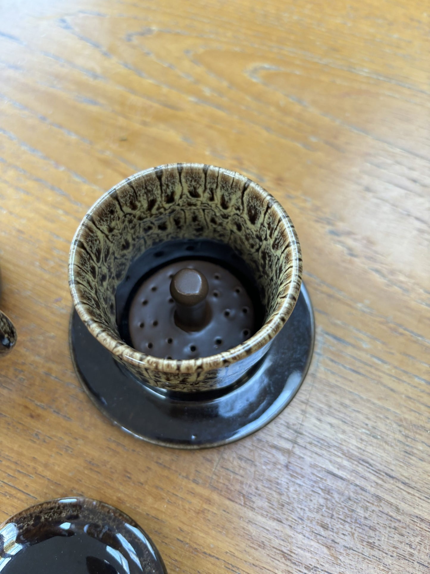 Vintage loose leaf tea set