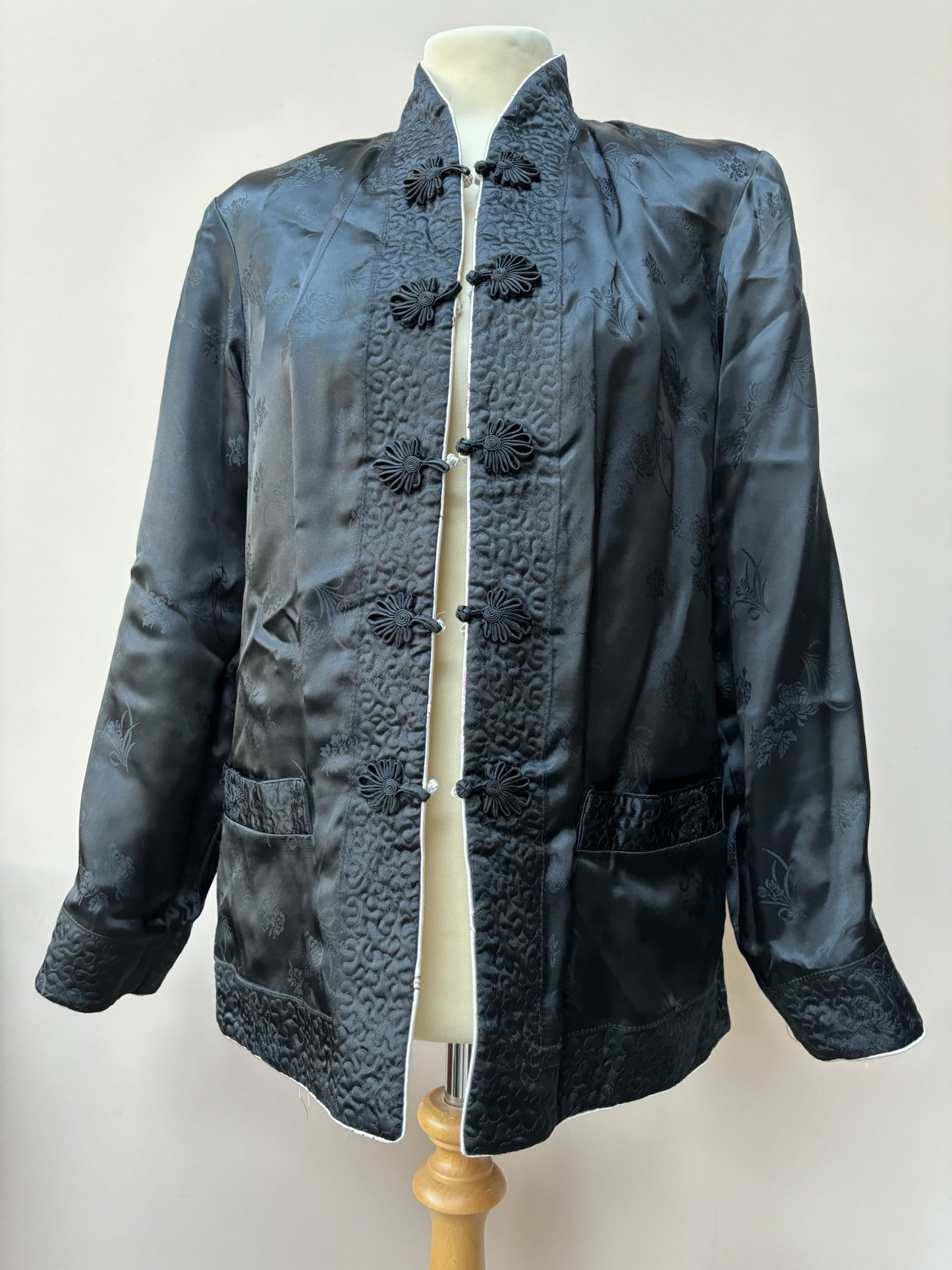 Vintage silver reversible jacket size Small/Medium
