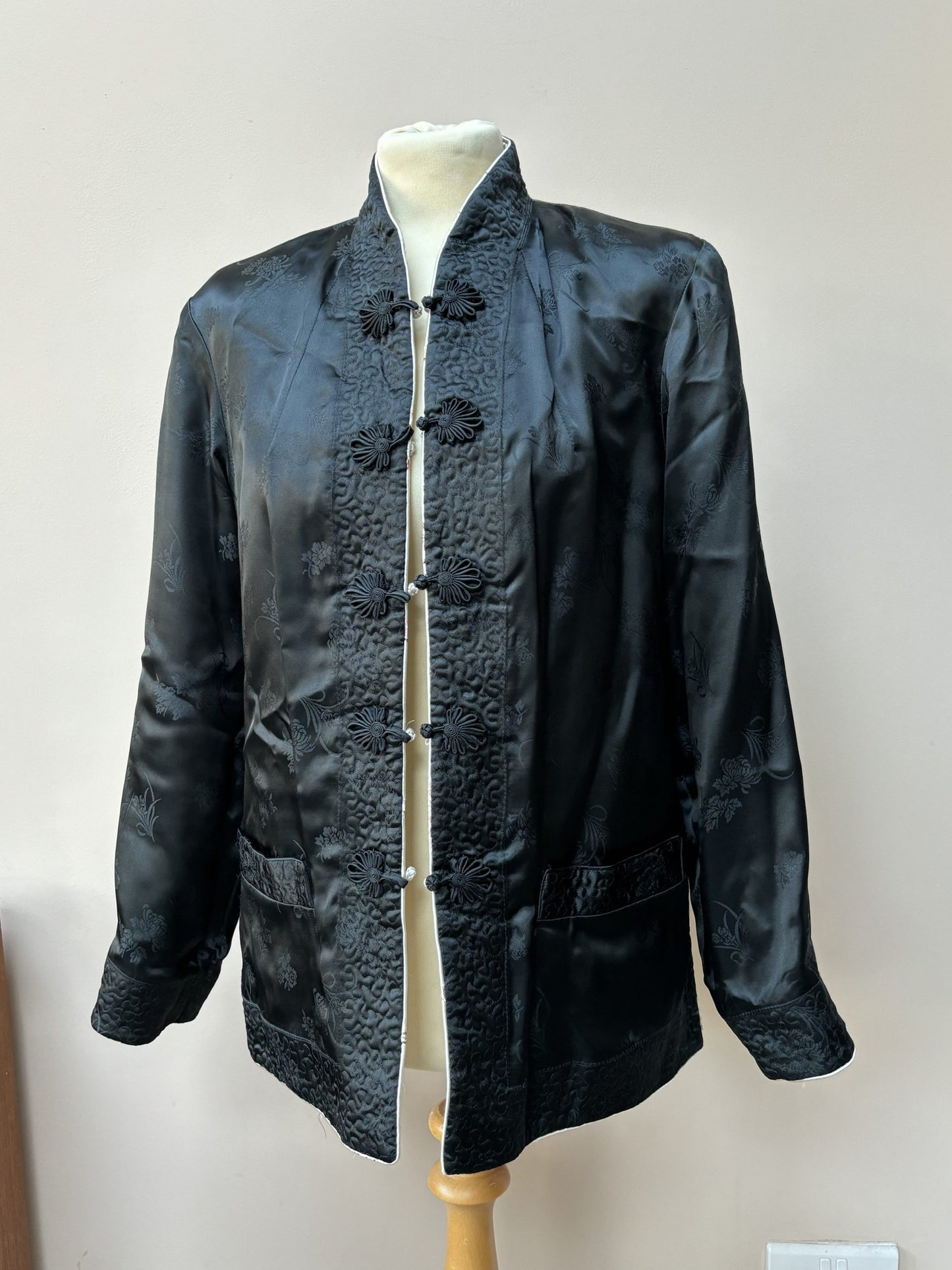Vintage silver reversible jacket size Small/Medium
