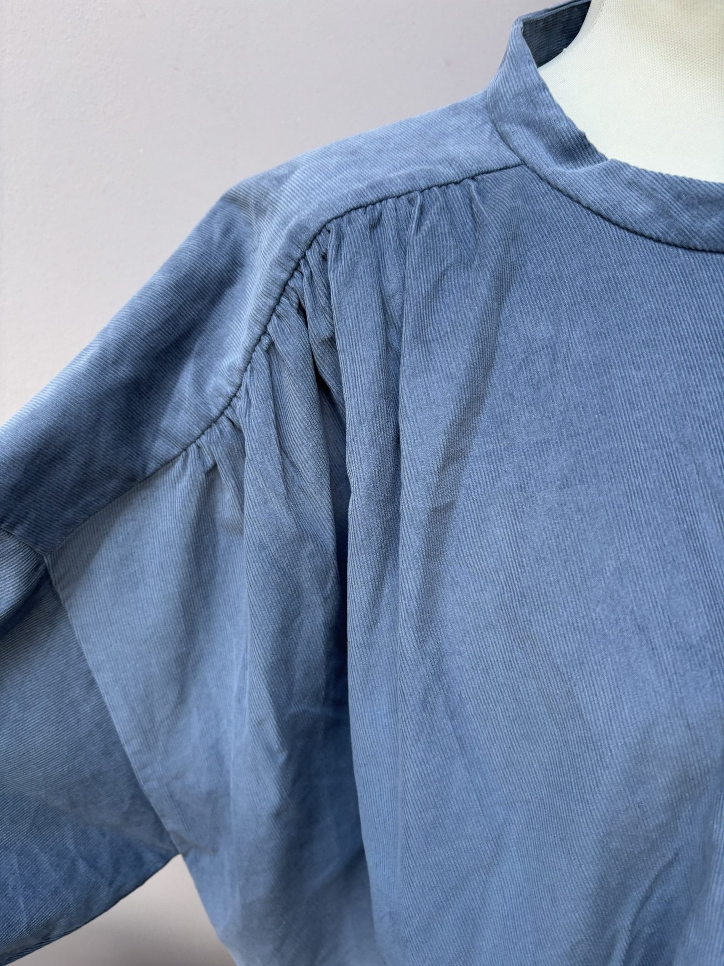 Grey corduroy top size 14