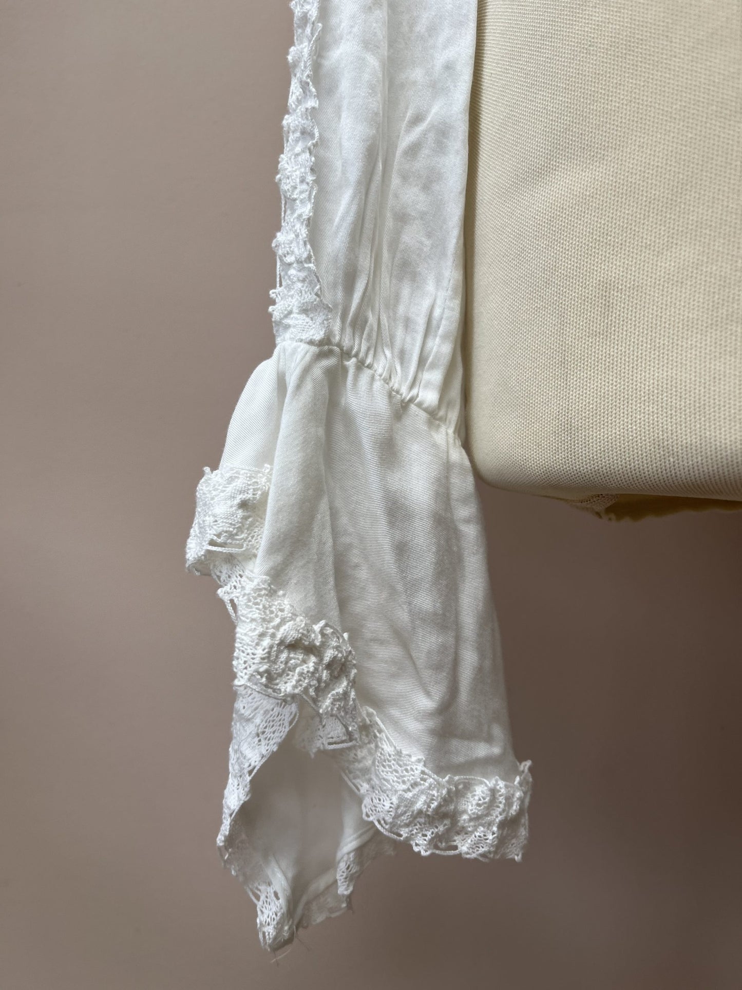 The Kooples lace white shirt size Small