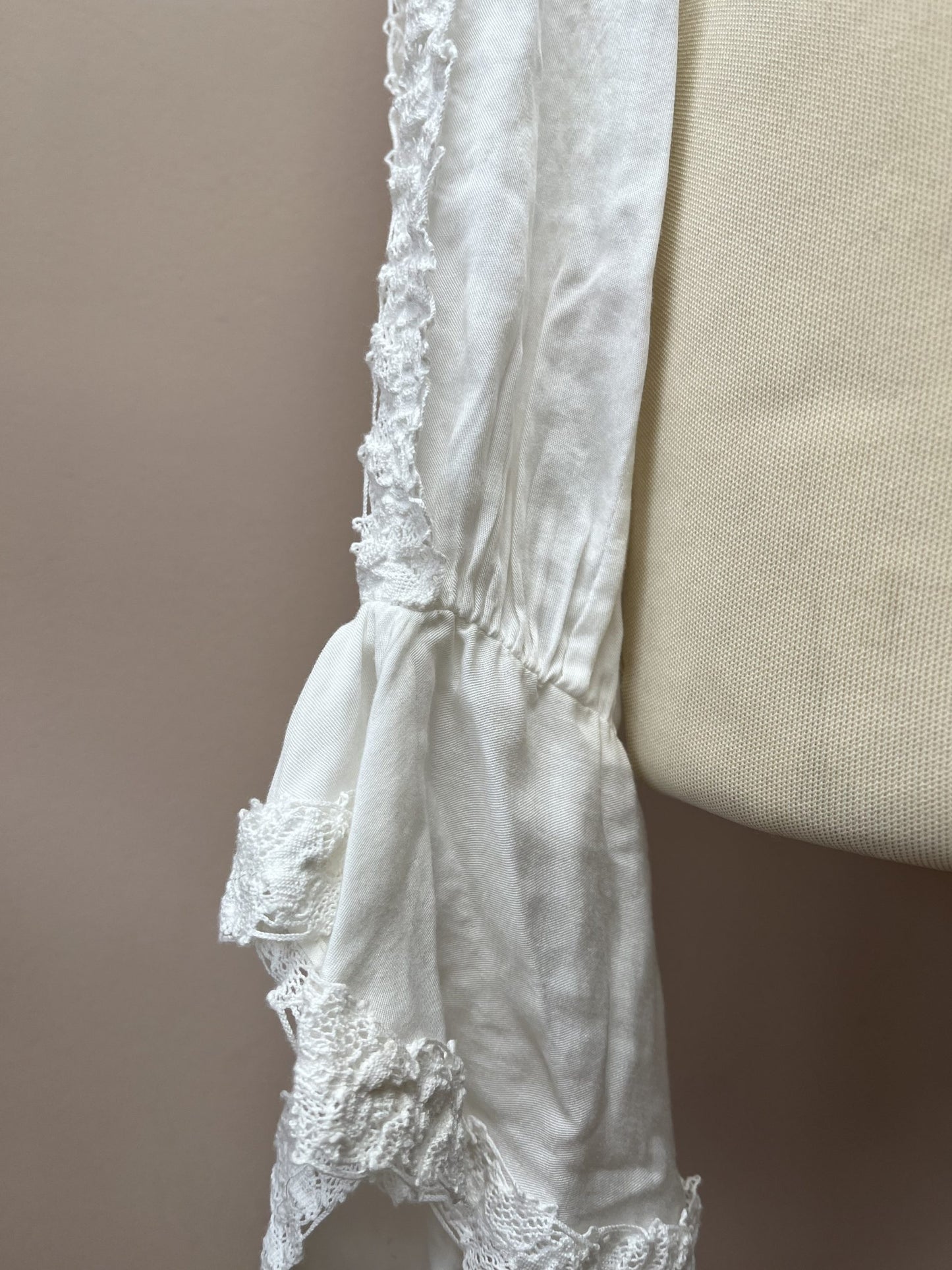 The Kooples lace white shirt size Small