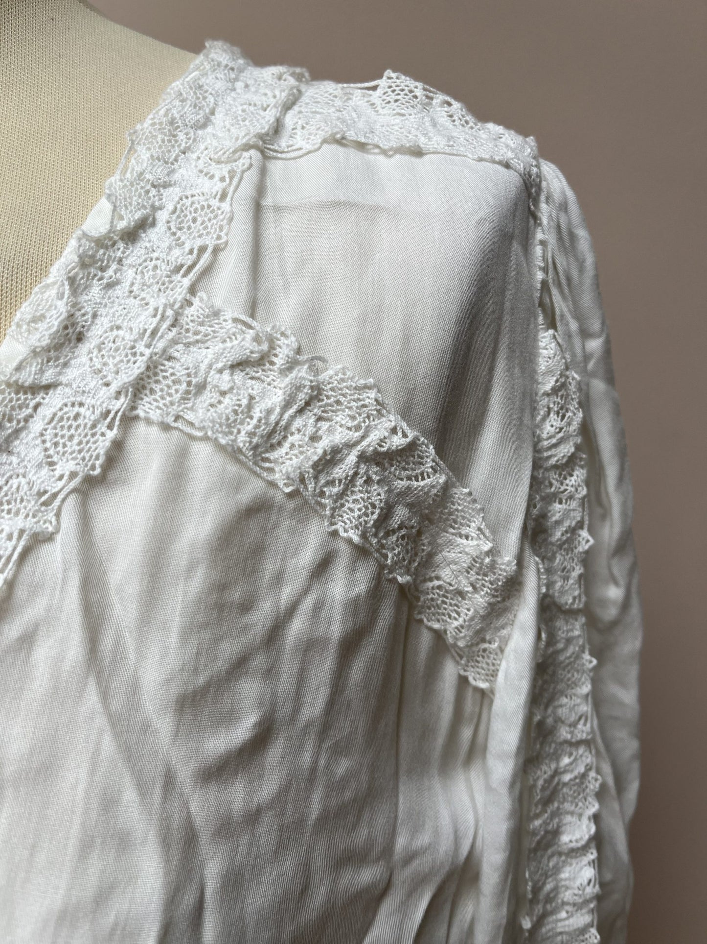 The Kooples lace white shirt size Small