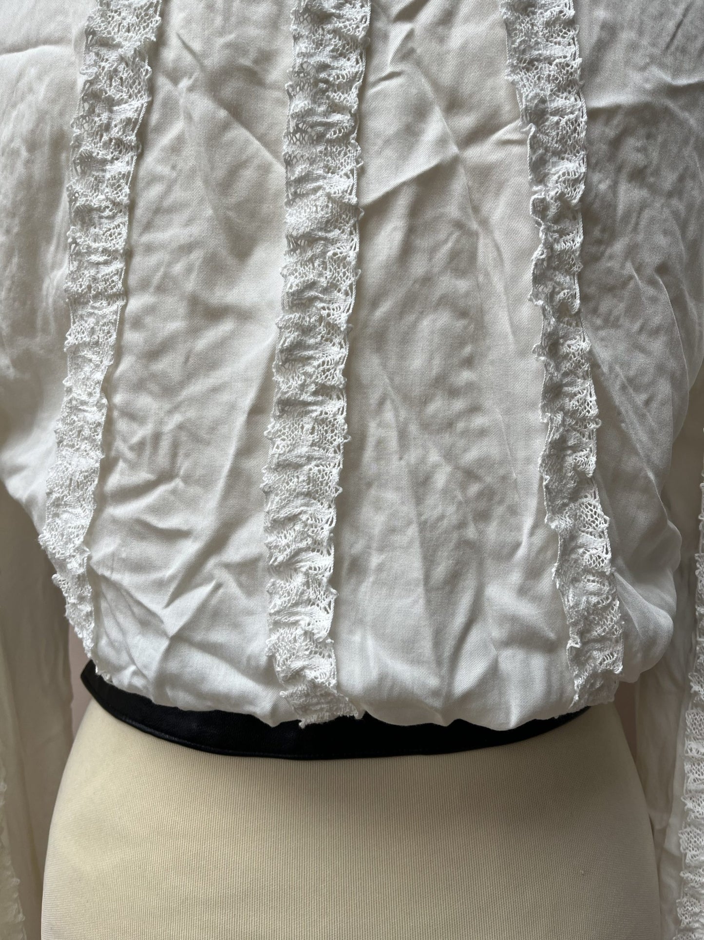 The Kooples lace white shirt size Small
