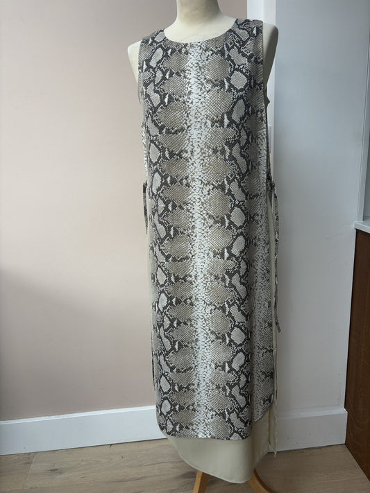 Vintage snake print dress size 8 or 10