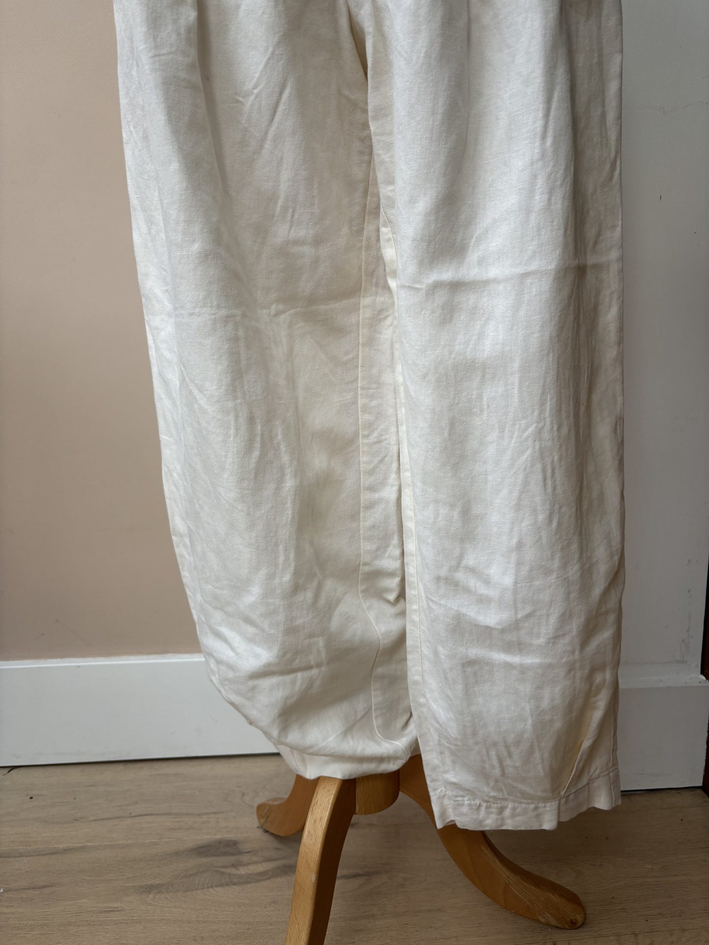 Cotton linen mix trousers size 8/10