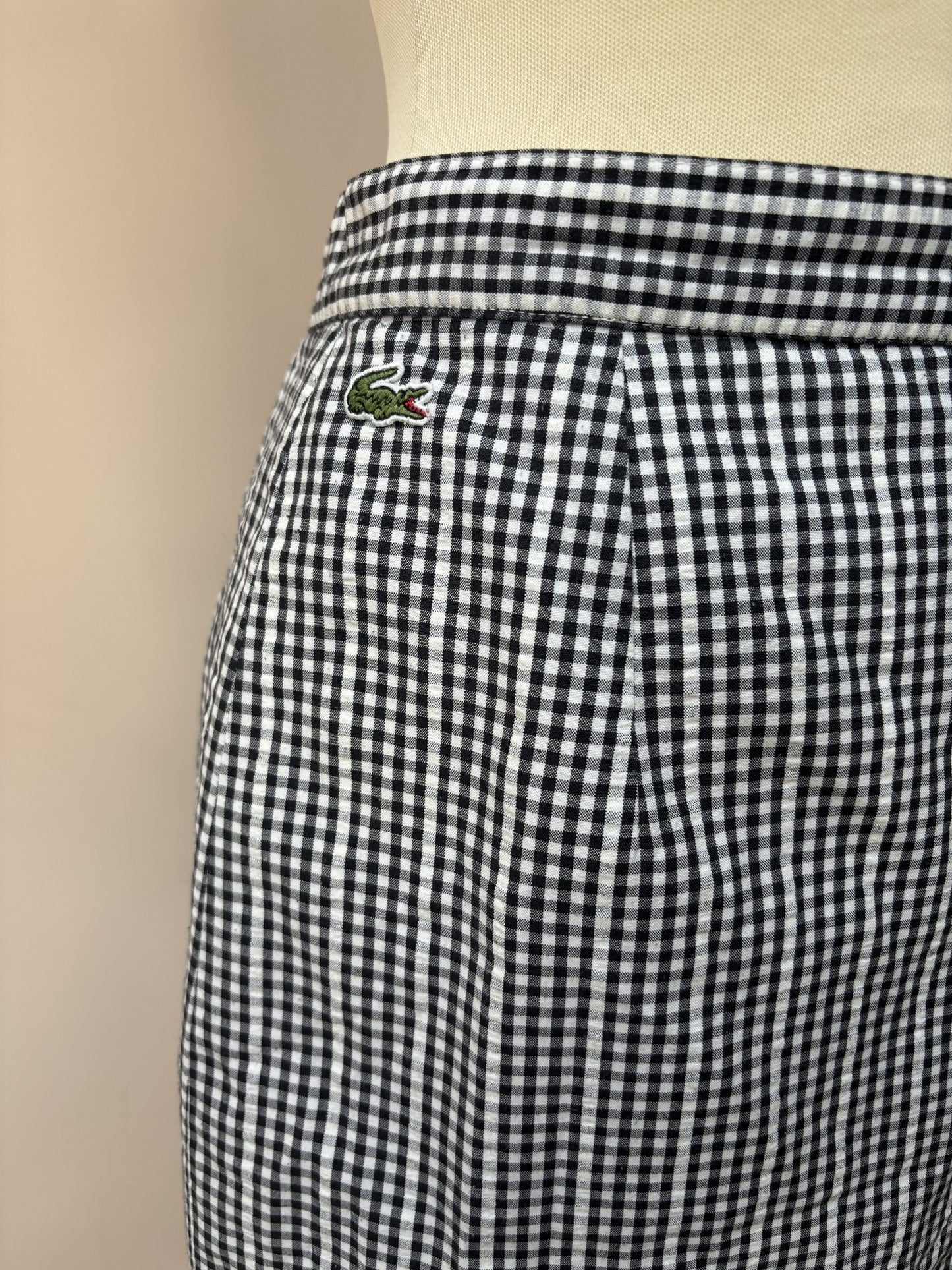 Vintage Lacoste gingham skirt size 10