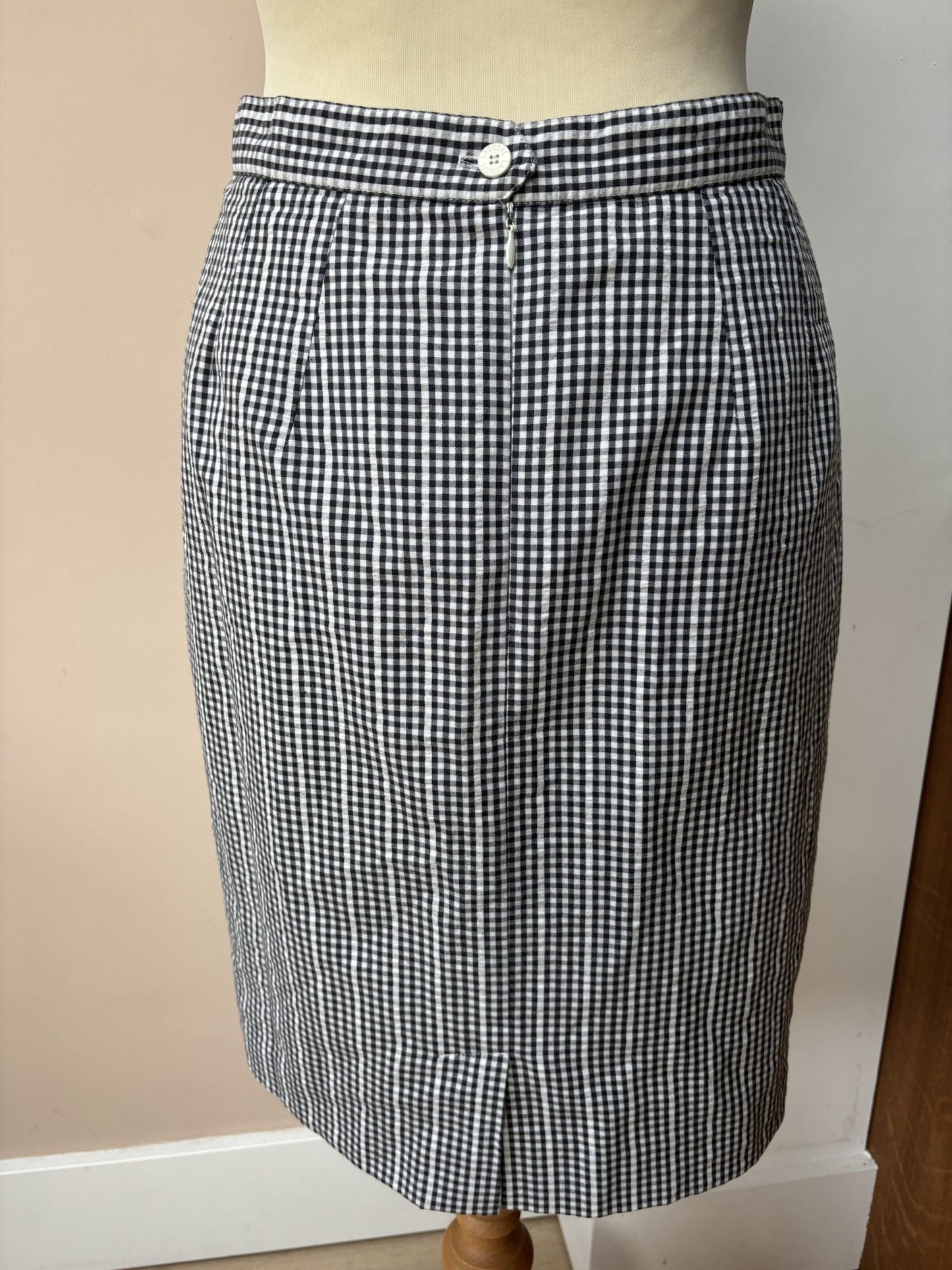 Vintage Lacoste gingham skirt size 10