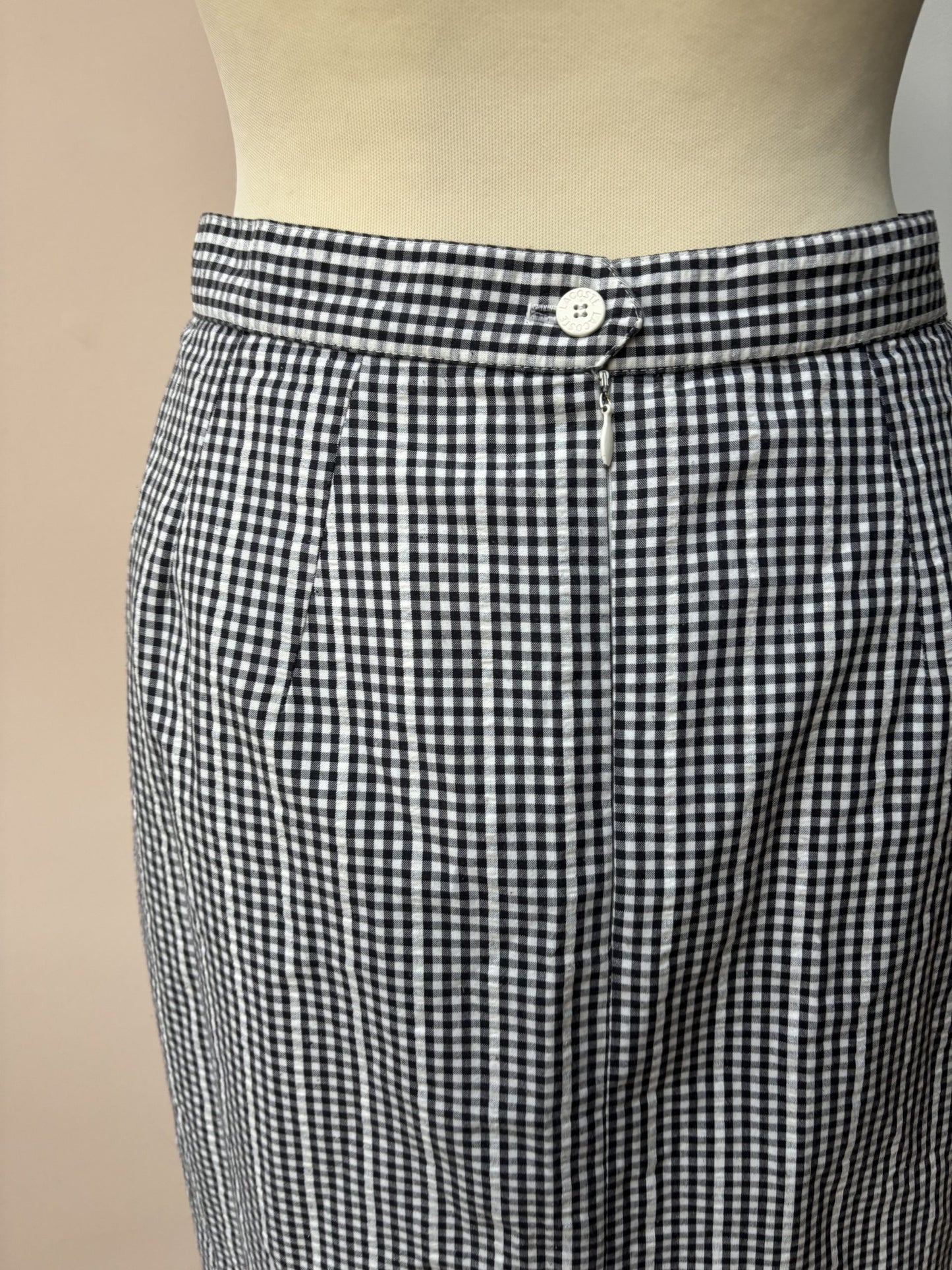 Vintage Lacoste gingham skirt size 10