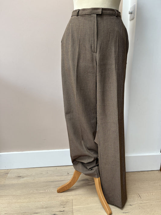 Brown tailored trousers size 14