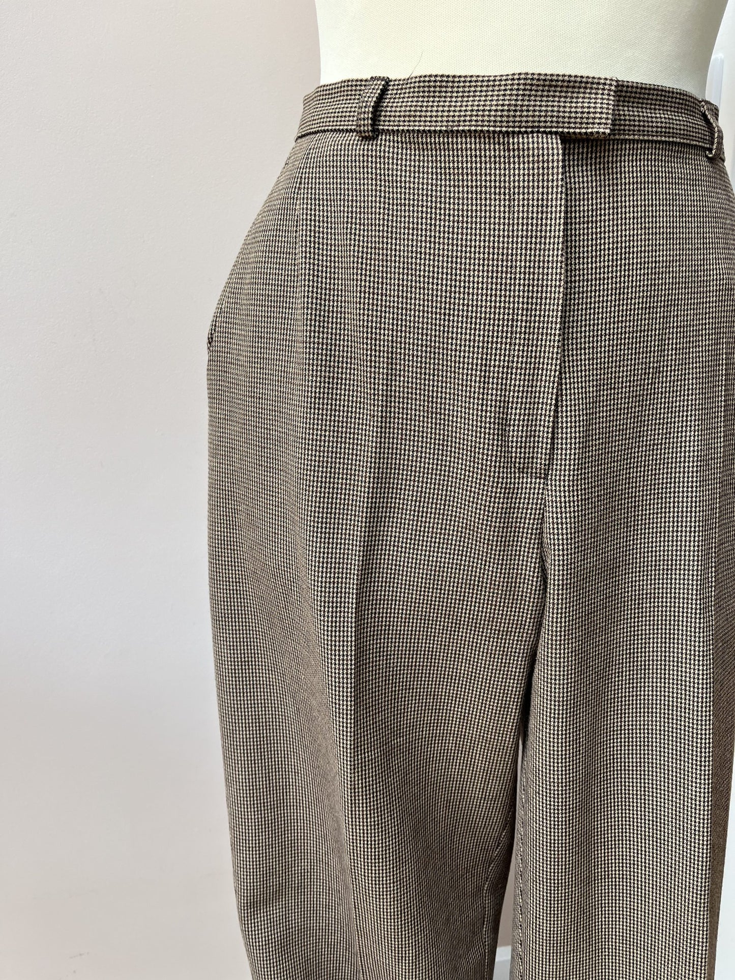 Brown tailored trousers size 14