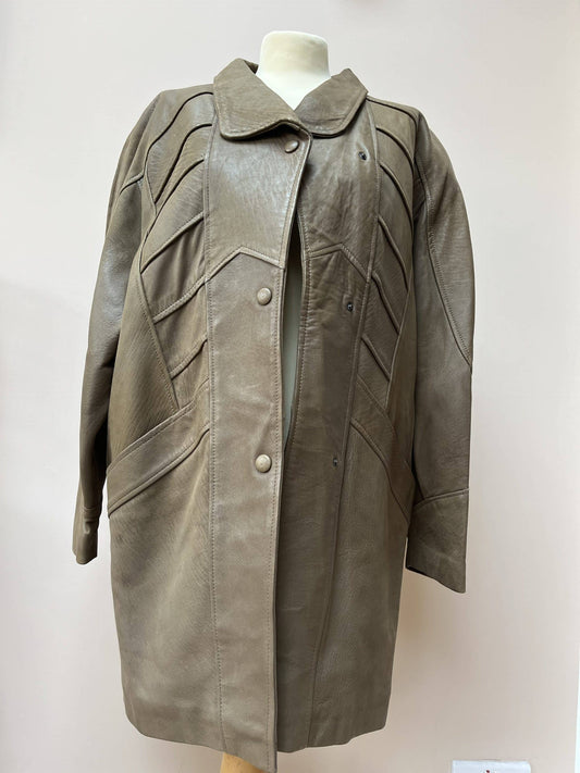 Vintage leather jacket size 14