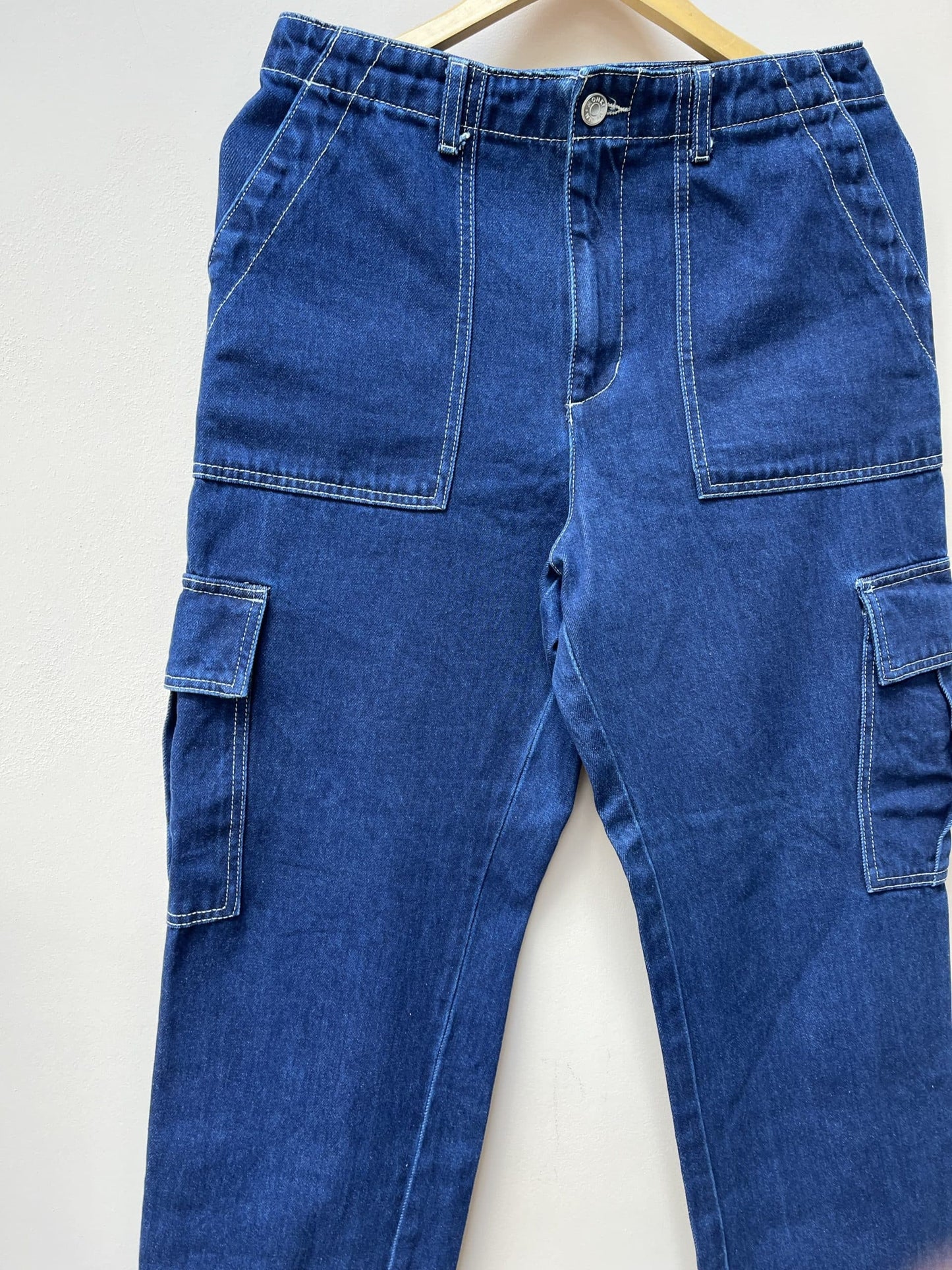 Blue denim jeans size 10/12