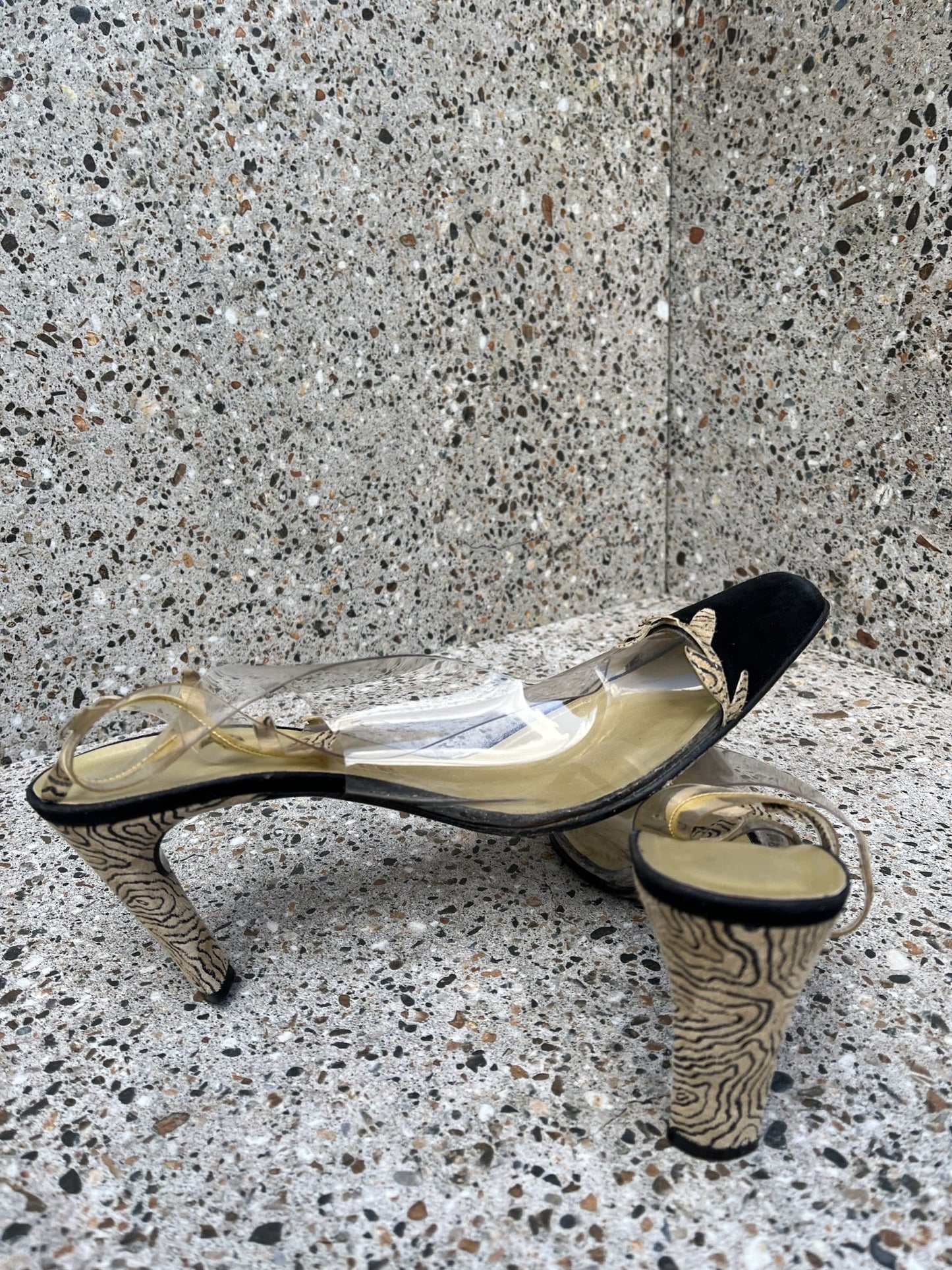 Vintage suede heels size 5