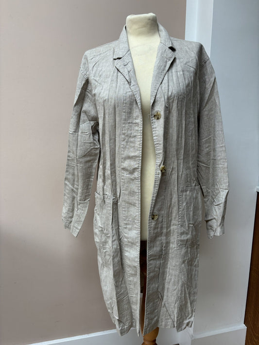 Linen cotton mix jacket size S