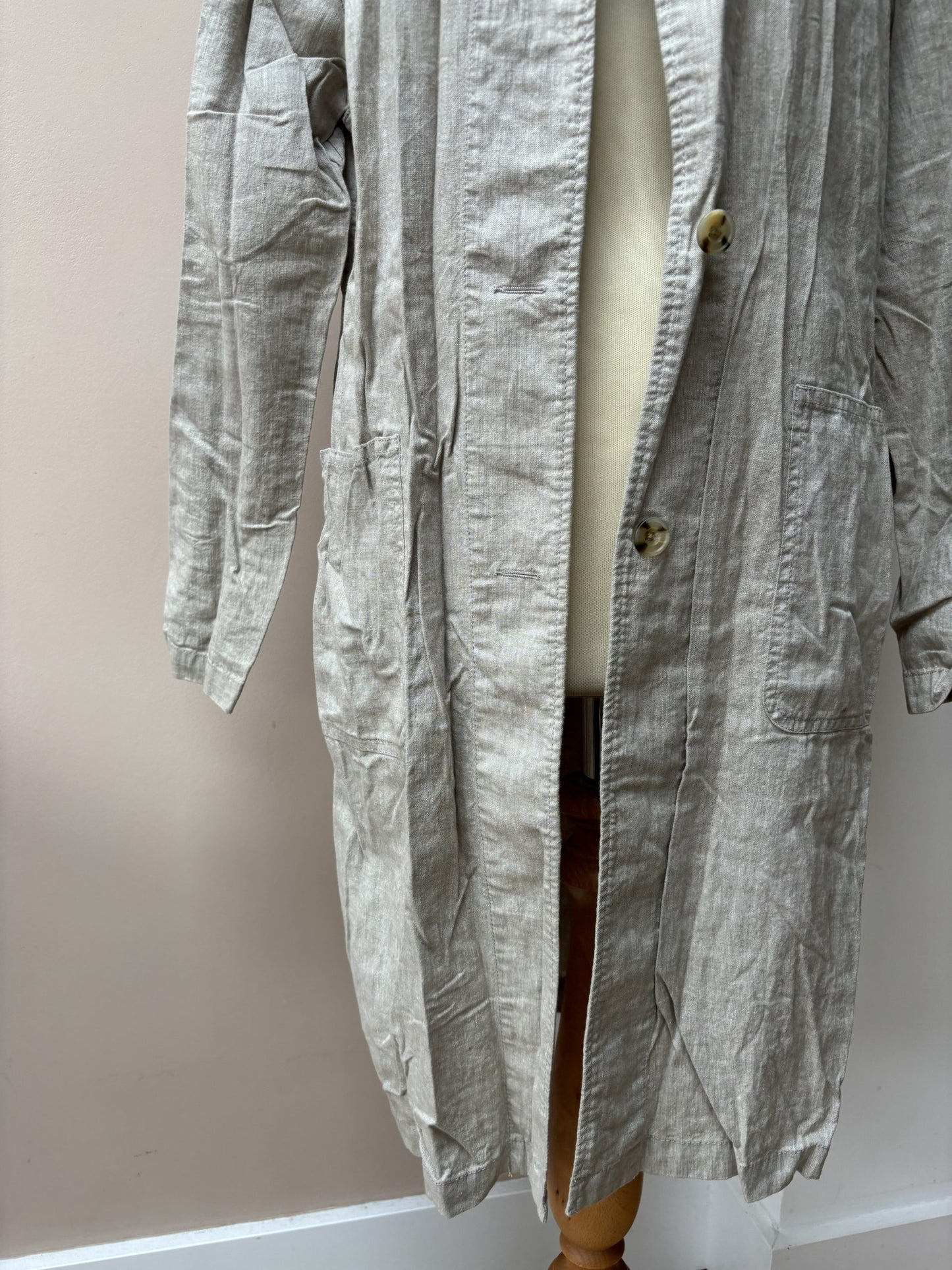 Linen cotton mix jacket size S