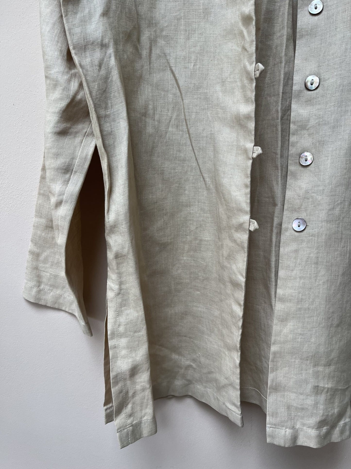 Vintage 100% linen light jacket size uk12