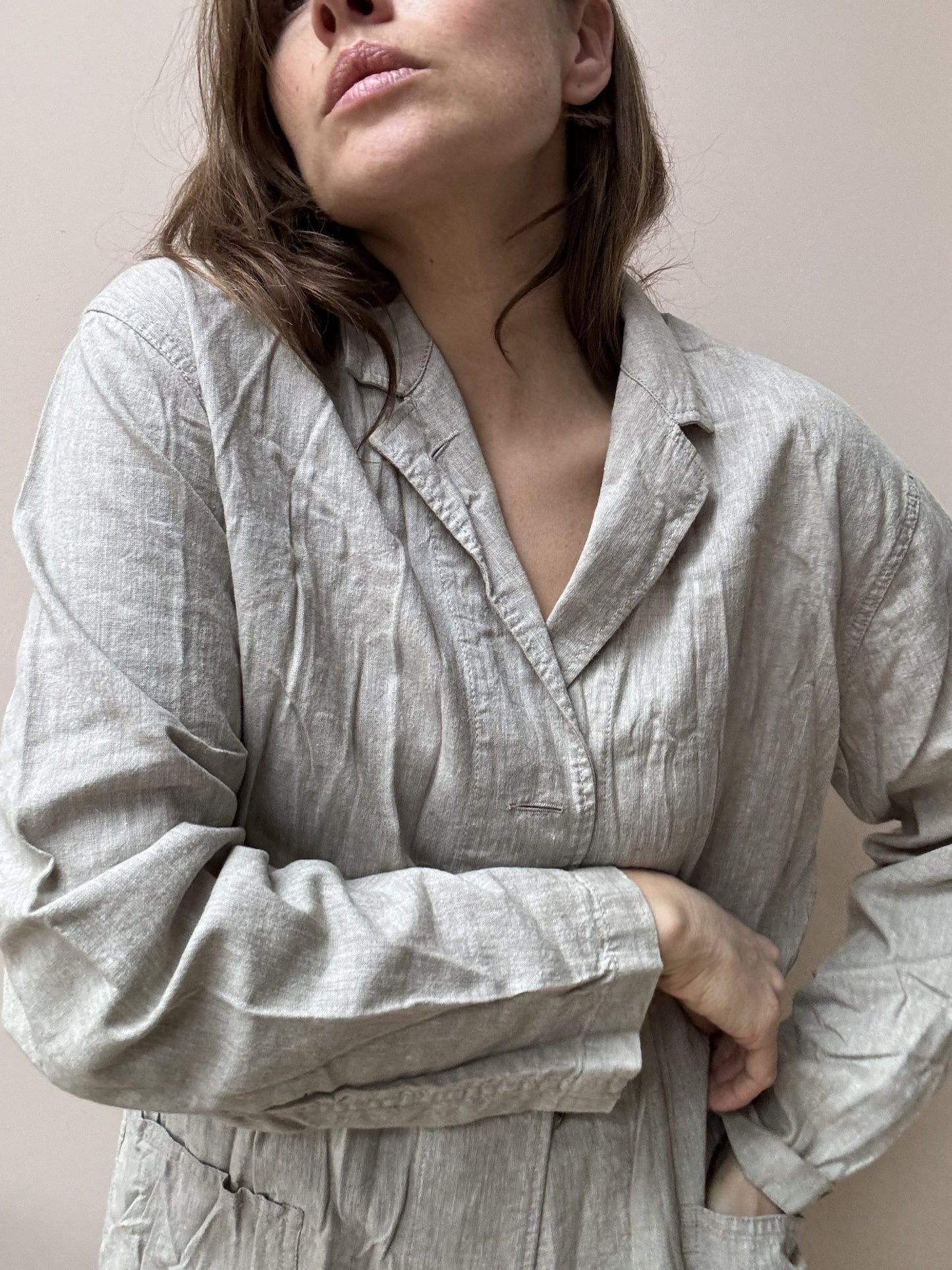 Linen cotton mix jacket size S