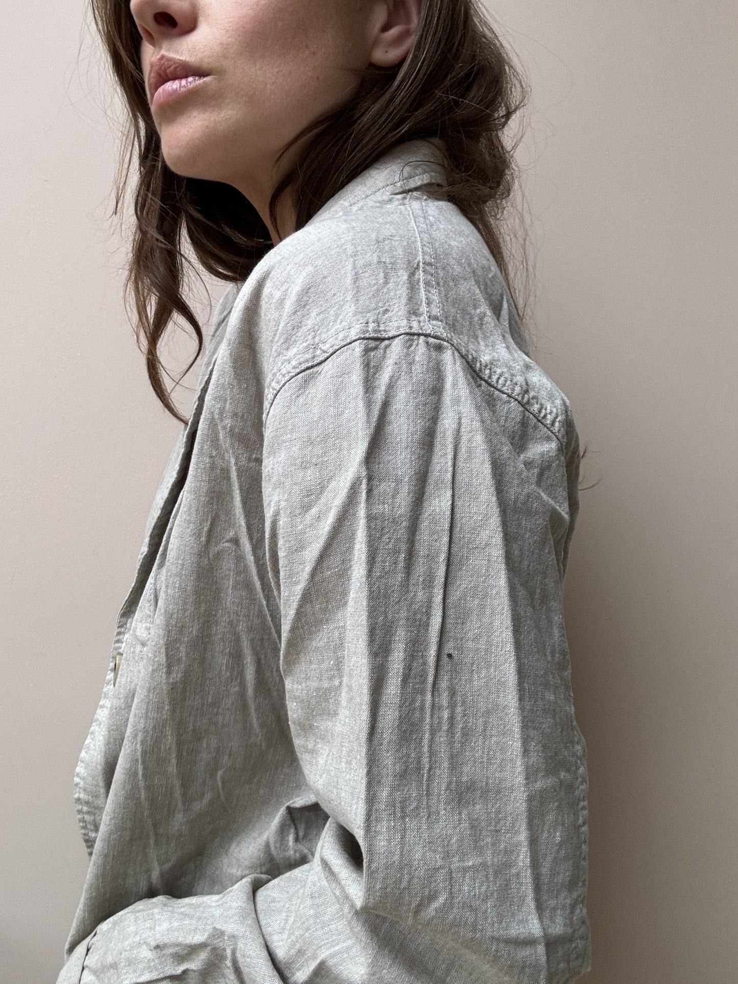 Linen cotton mix jacket size S