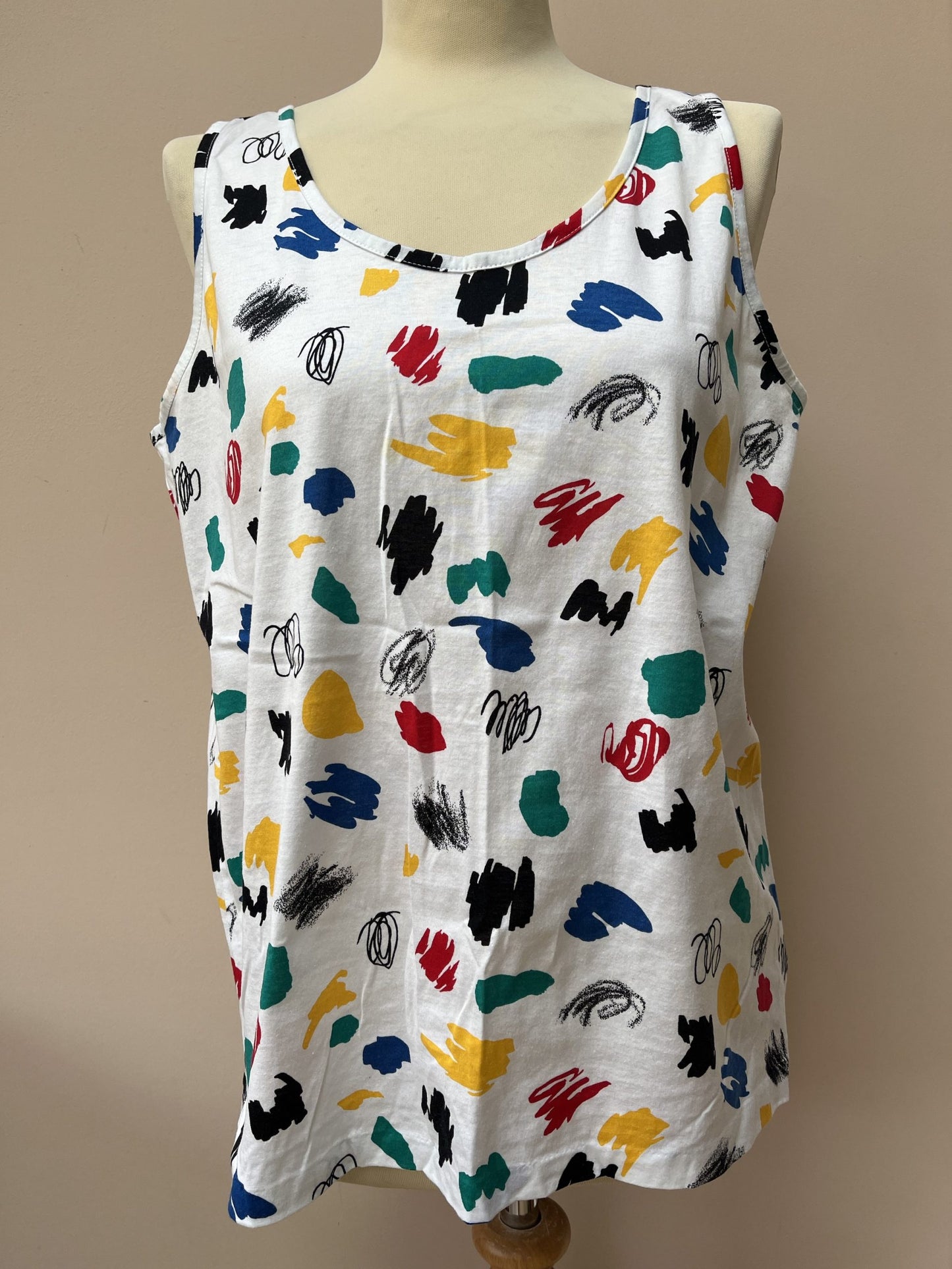 Paint splatter vest size 12/14