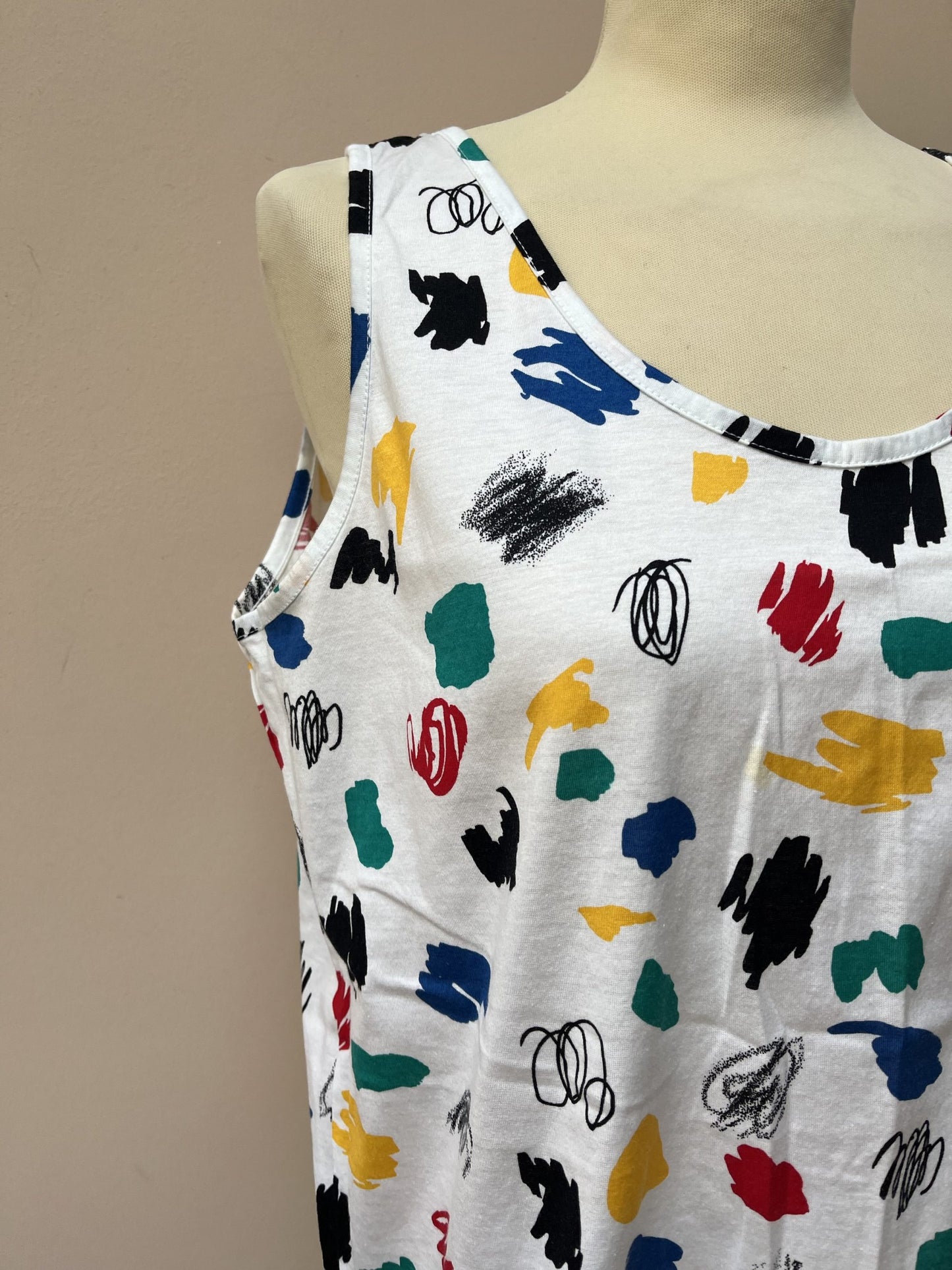 Paint splatter vest size 12/14