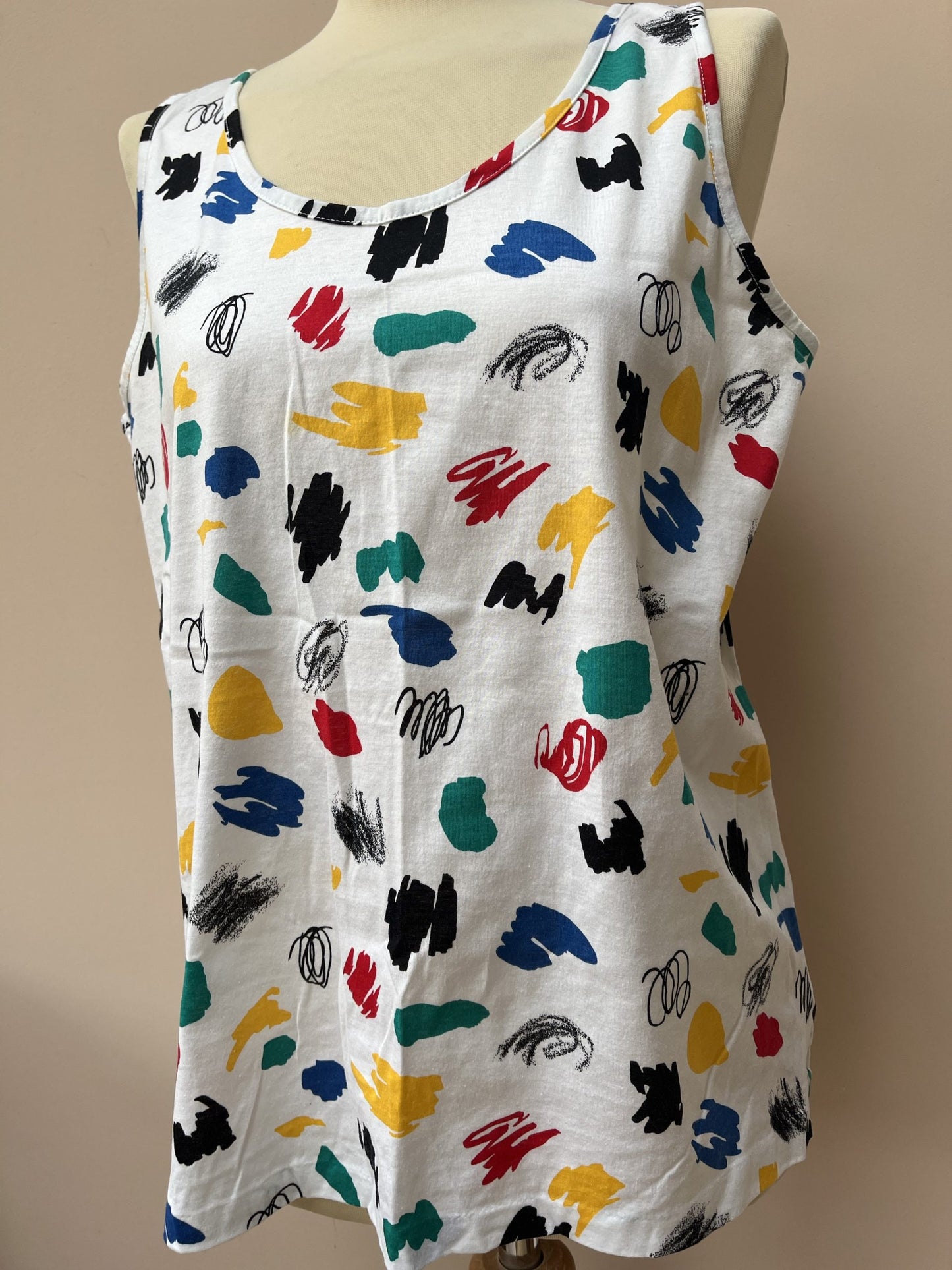 Paint splatter vest size 12/14