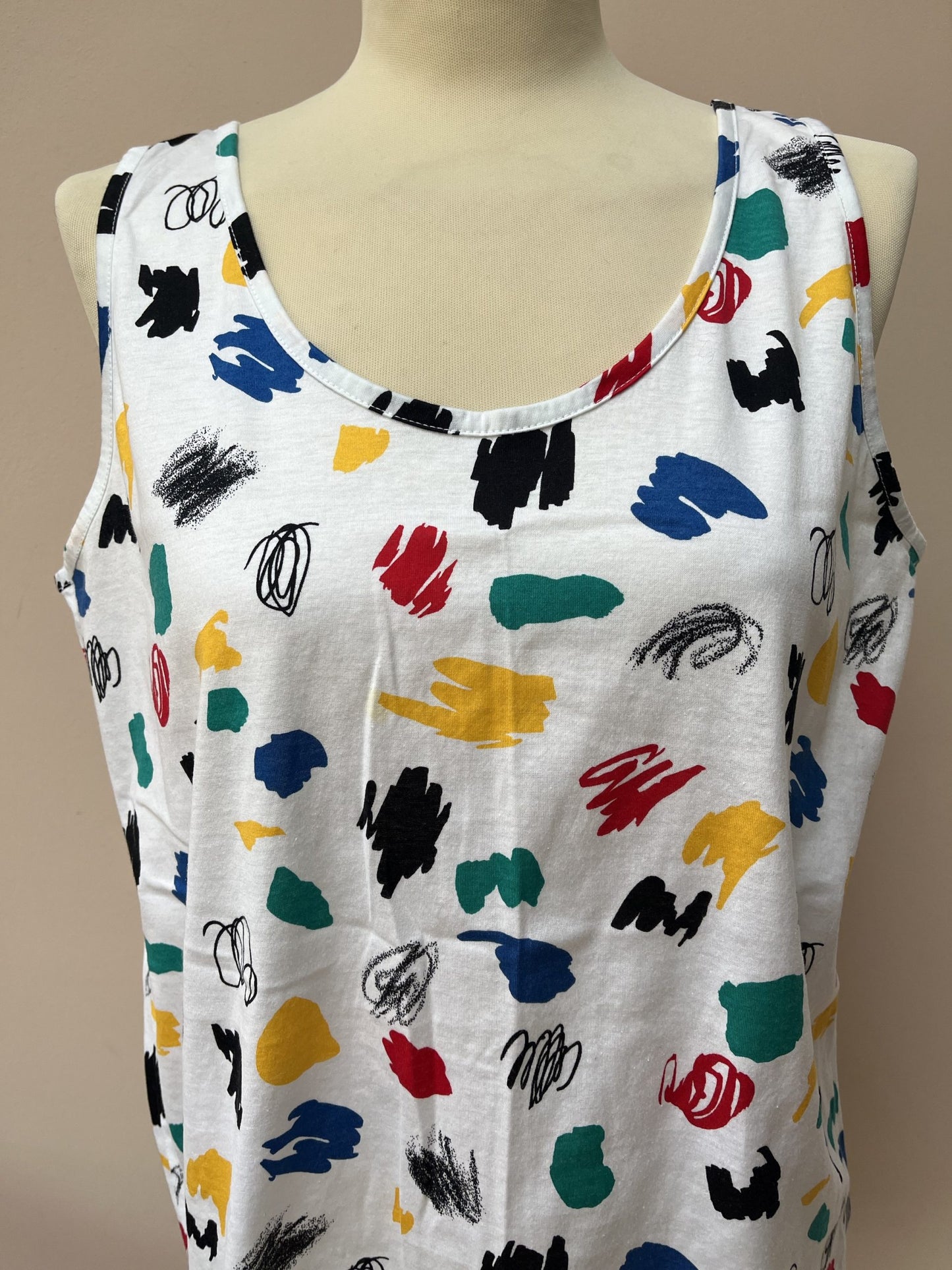 Paint splatter vest size 12/14