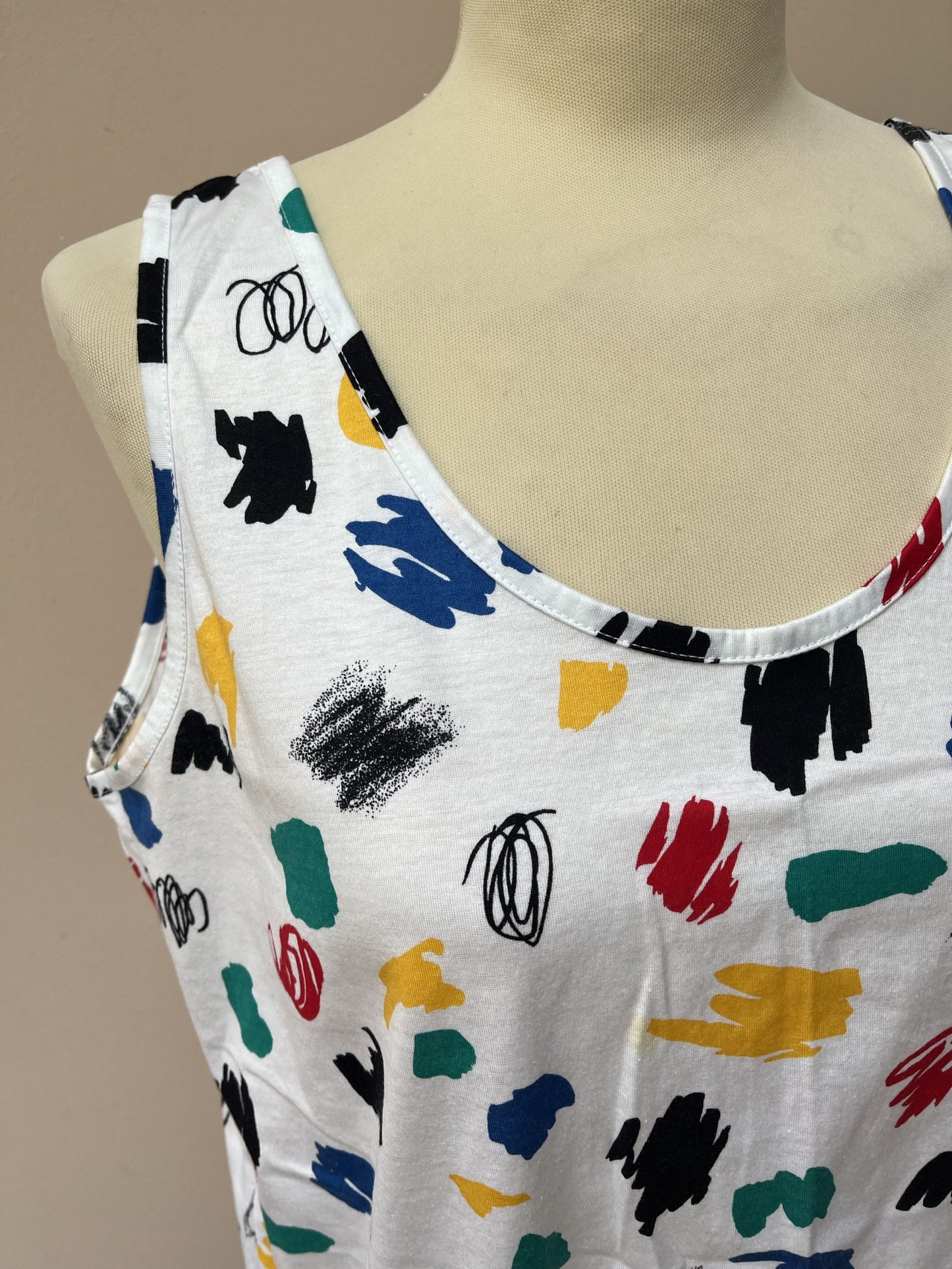 Paint splatter vest size 12/14