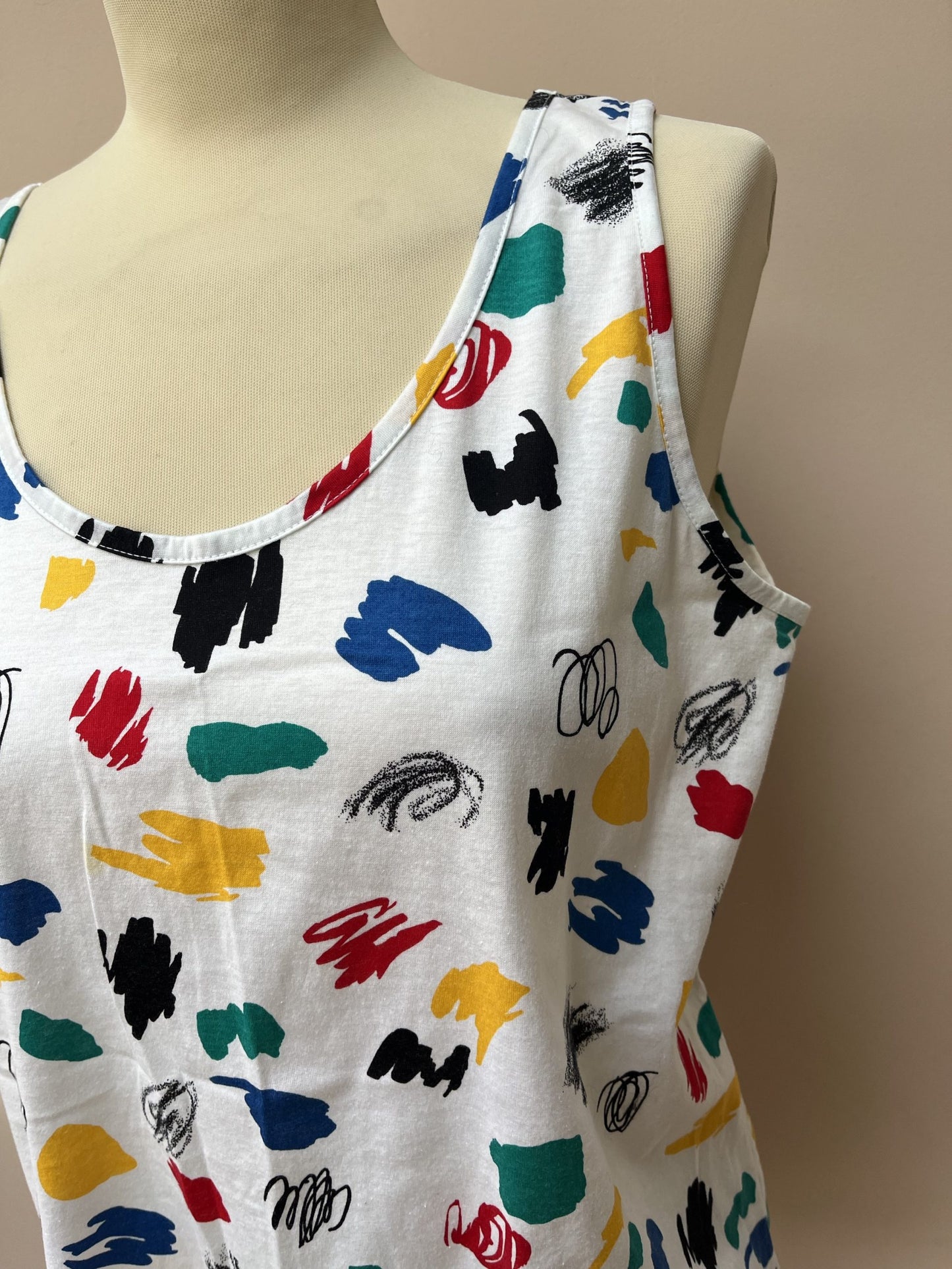 Paint splatter vest size 12/14